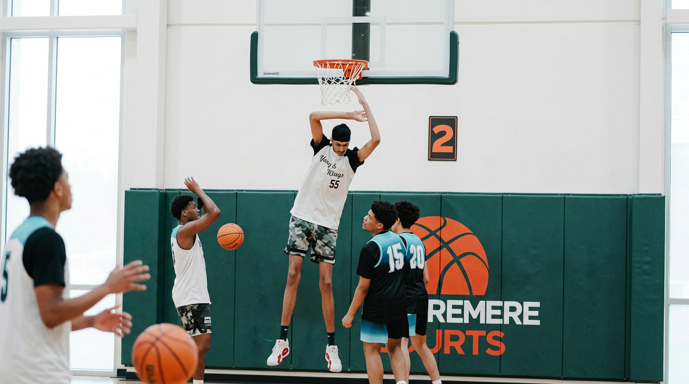 Ung basketball-kæmpe på 224 centimeter vækker opsigt