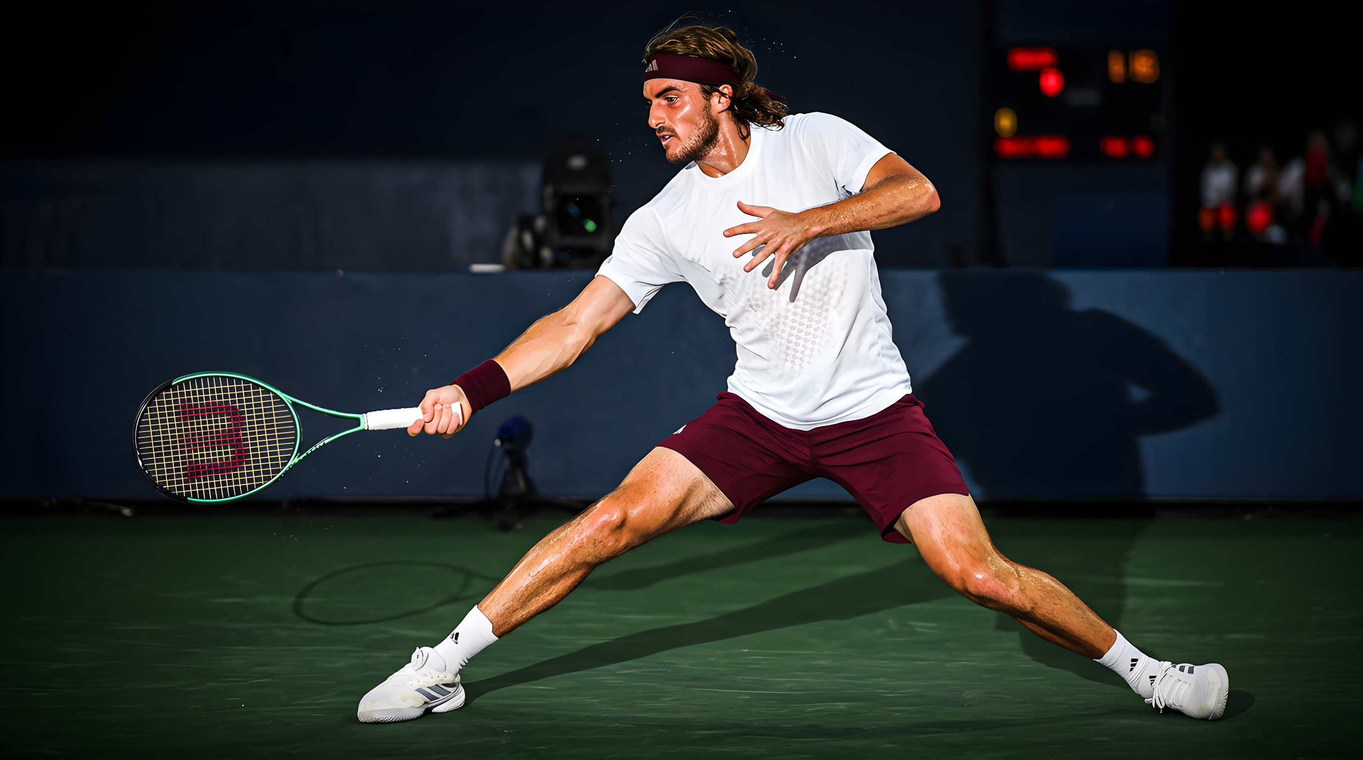 Jiri Lehecka og Stefanos Tsitsipas i brag ved US Open