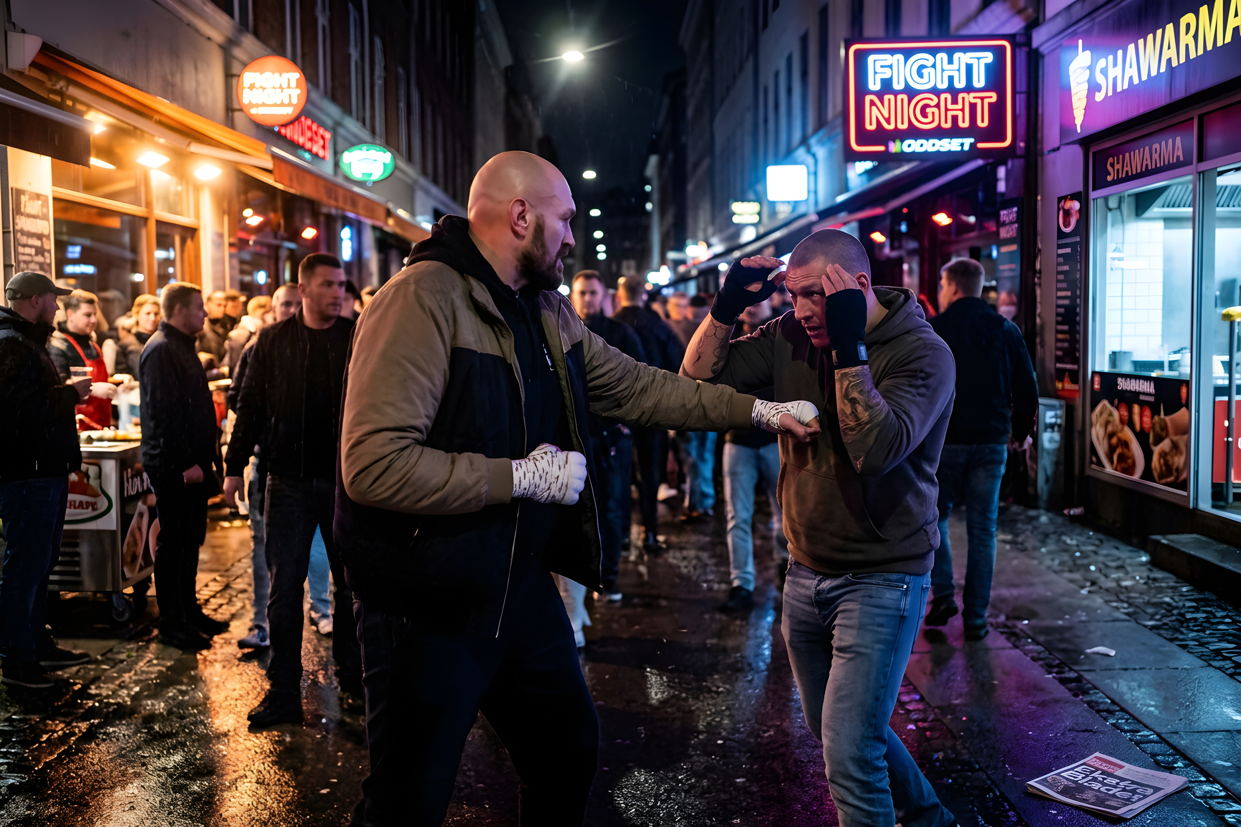 Tyson Fury opgiver kamp mod Anthony Joshua