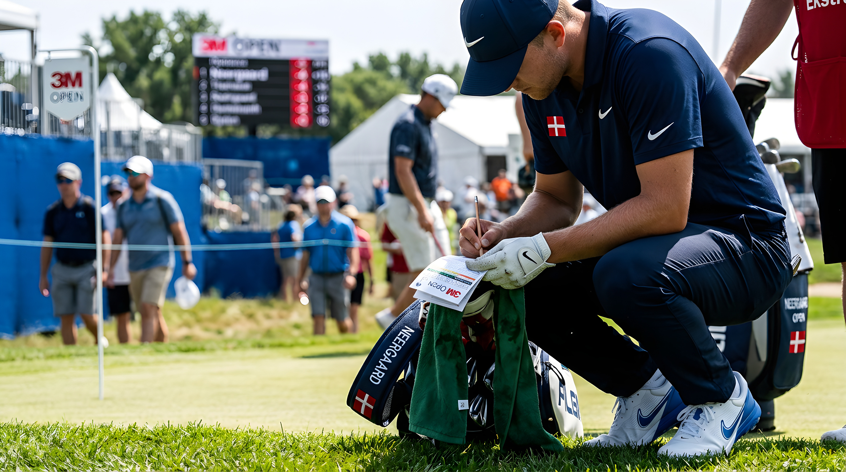 Rasmus Neergaard stryger i toppen på PGA Touren