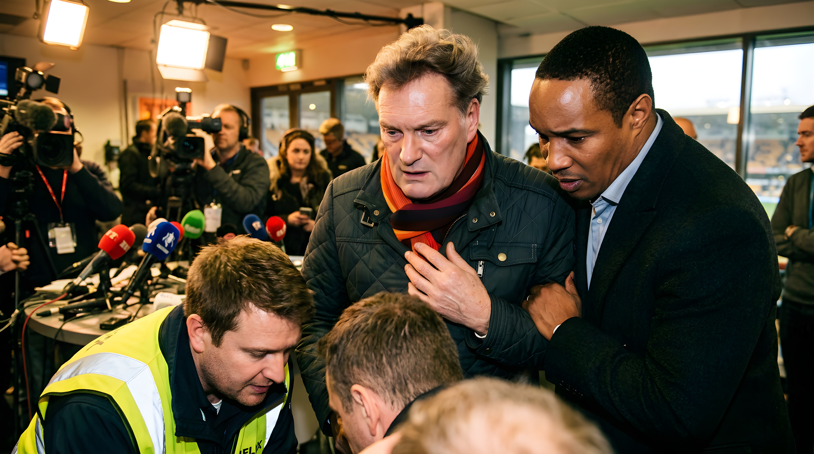 Paul Ince holdt døende landstræner i live under tv-optagelser