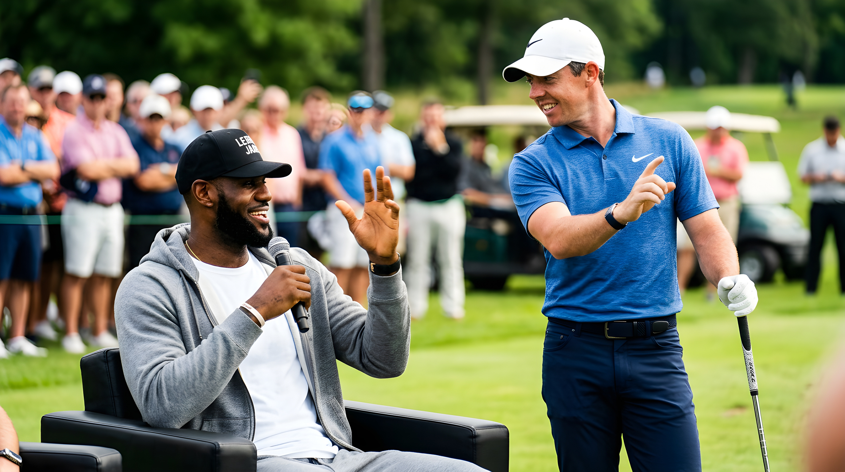 Rory McIlroy vil lære LeBron James at spille golf
