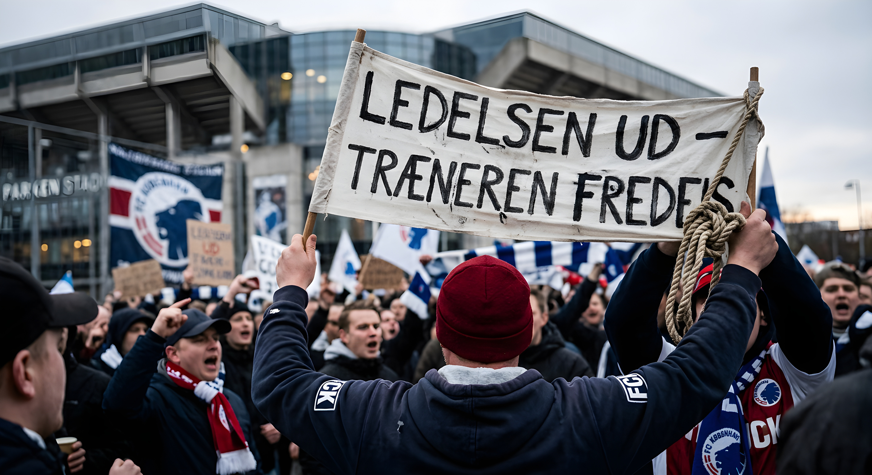 Vrede FCK-fans raser mod ledelsen men freder Bo Svensson