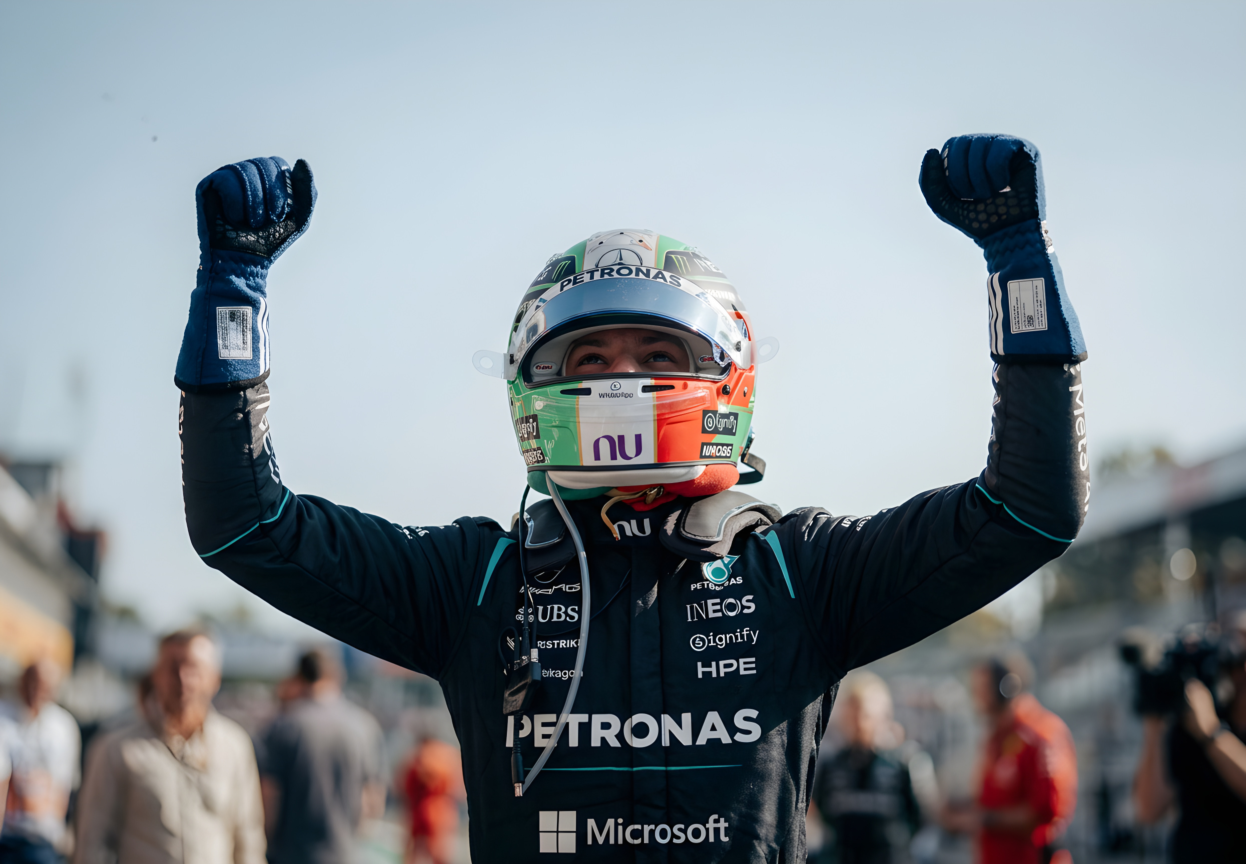Kimi Antonelli vinder i Monza efter vildt comeback