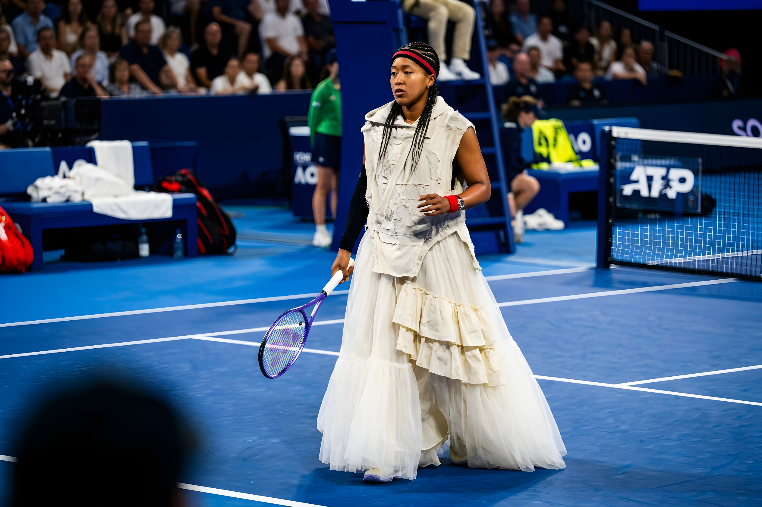 Naomi Osaka forvandler banen til en guldmine