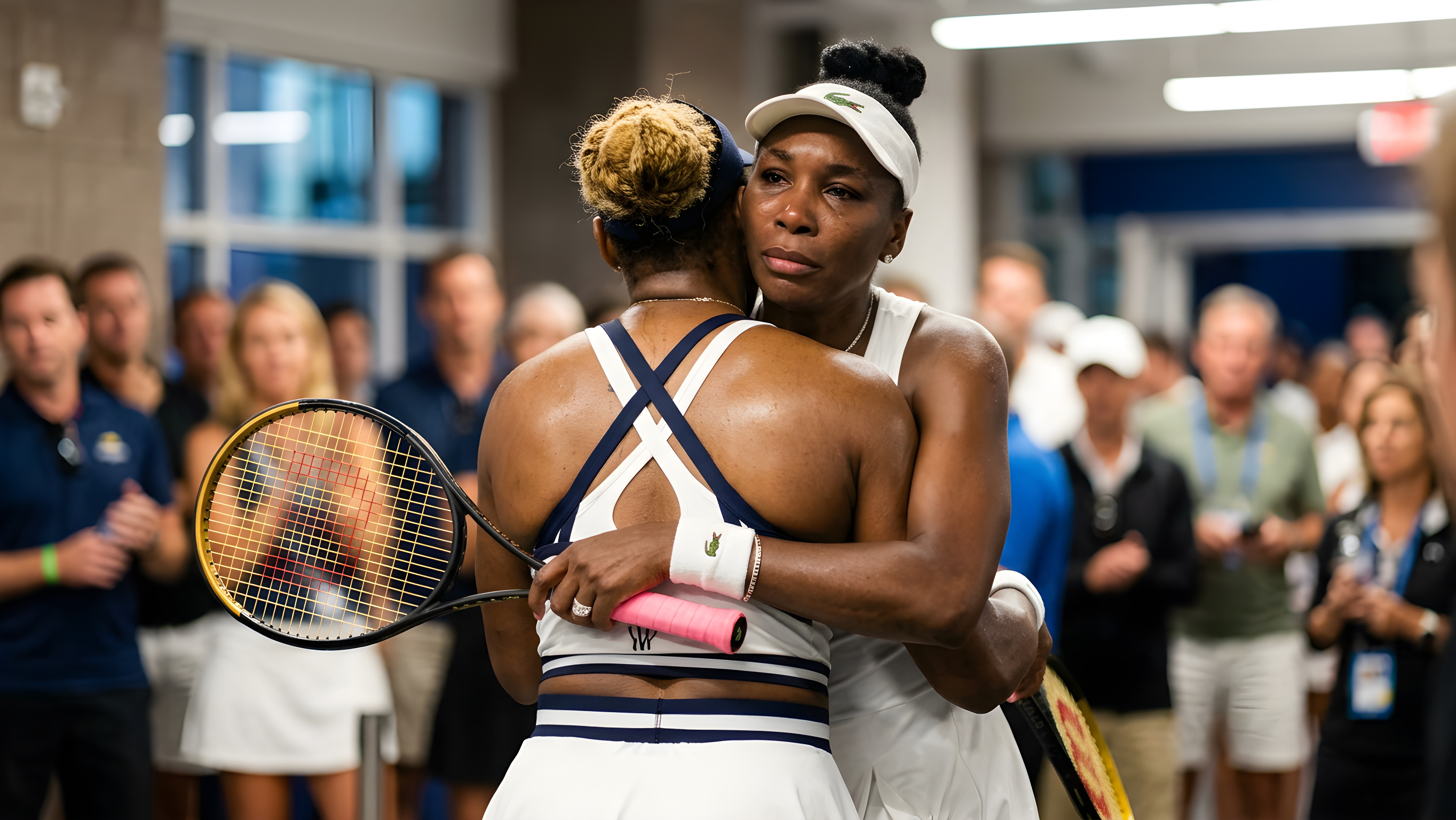 Williams-søstrene taber drama ved US Open efter vildt kollaps