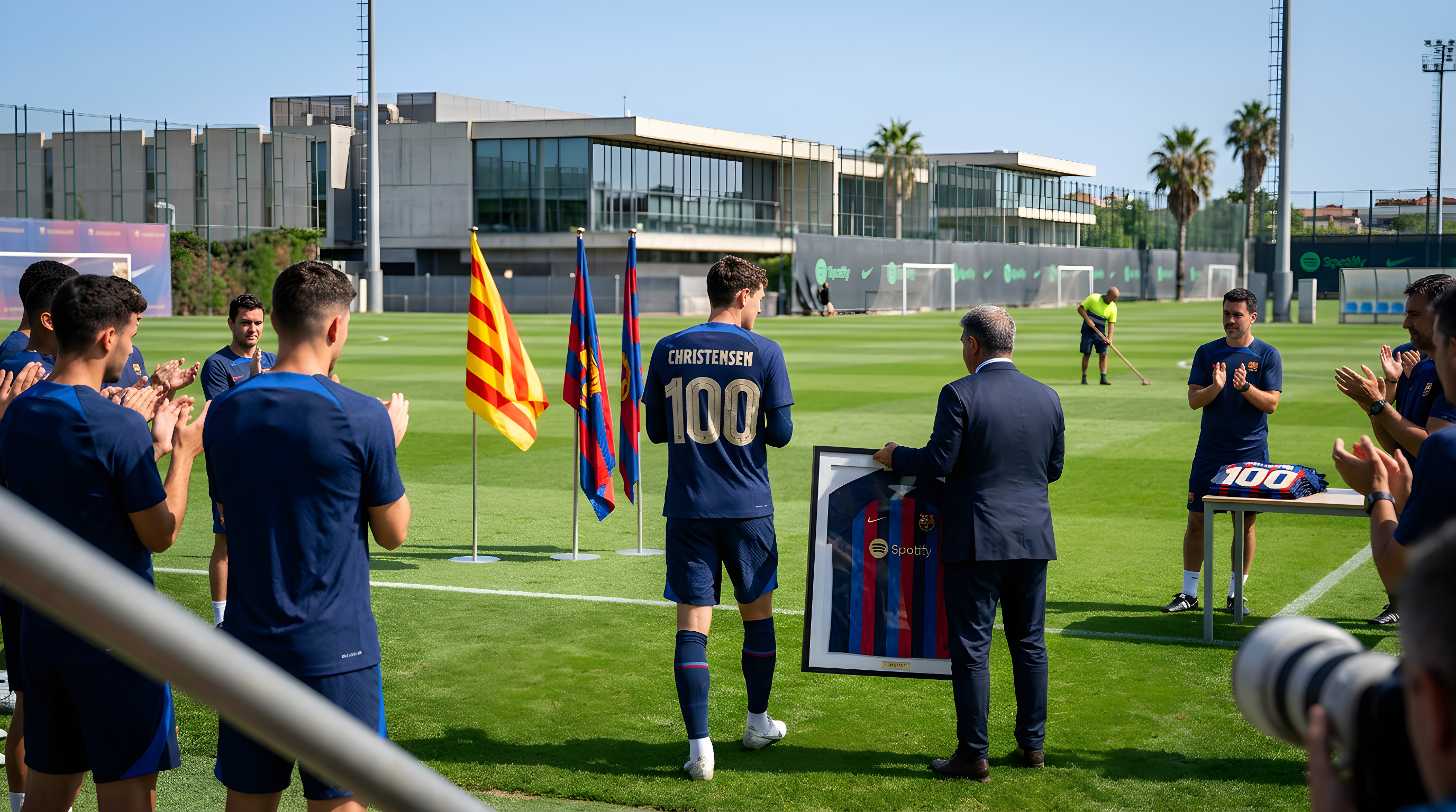Andreas Christensen runder 100 kampe for Barcelona