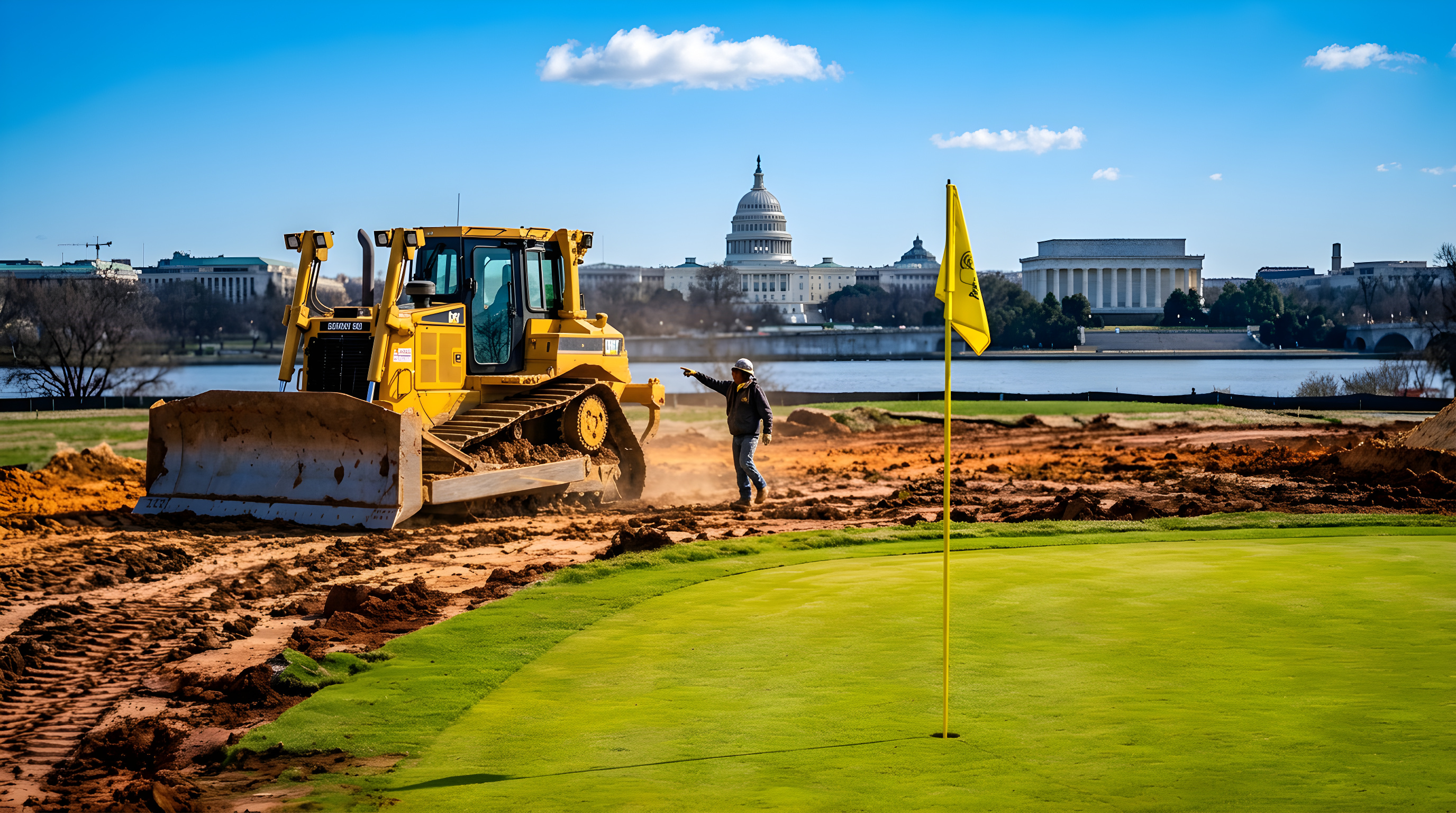 Trump vil bygge kæmpe golfbane i Washington