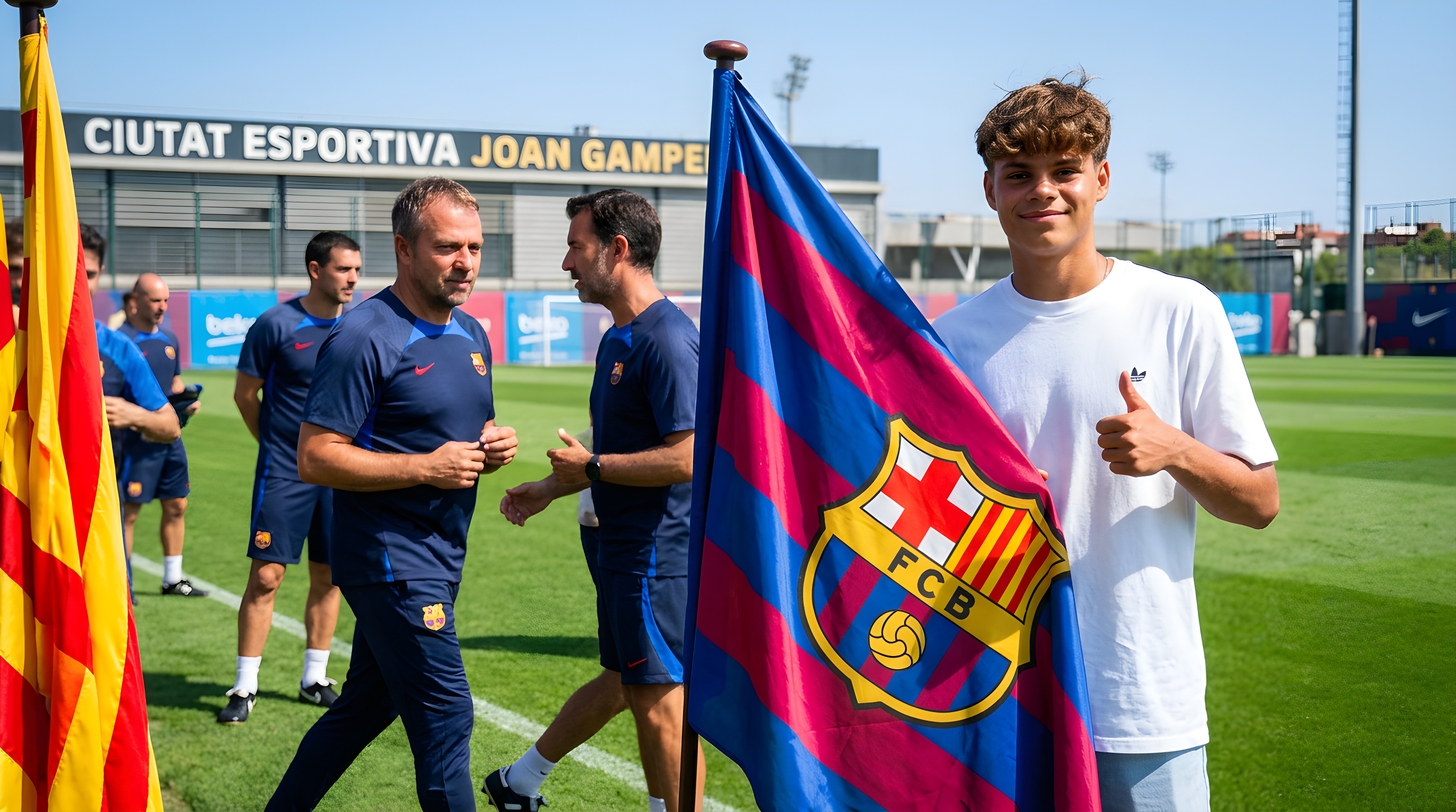 Ungt talent imponerer Barcelona-træner Hansi Flick