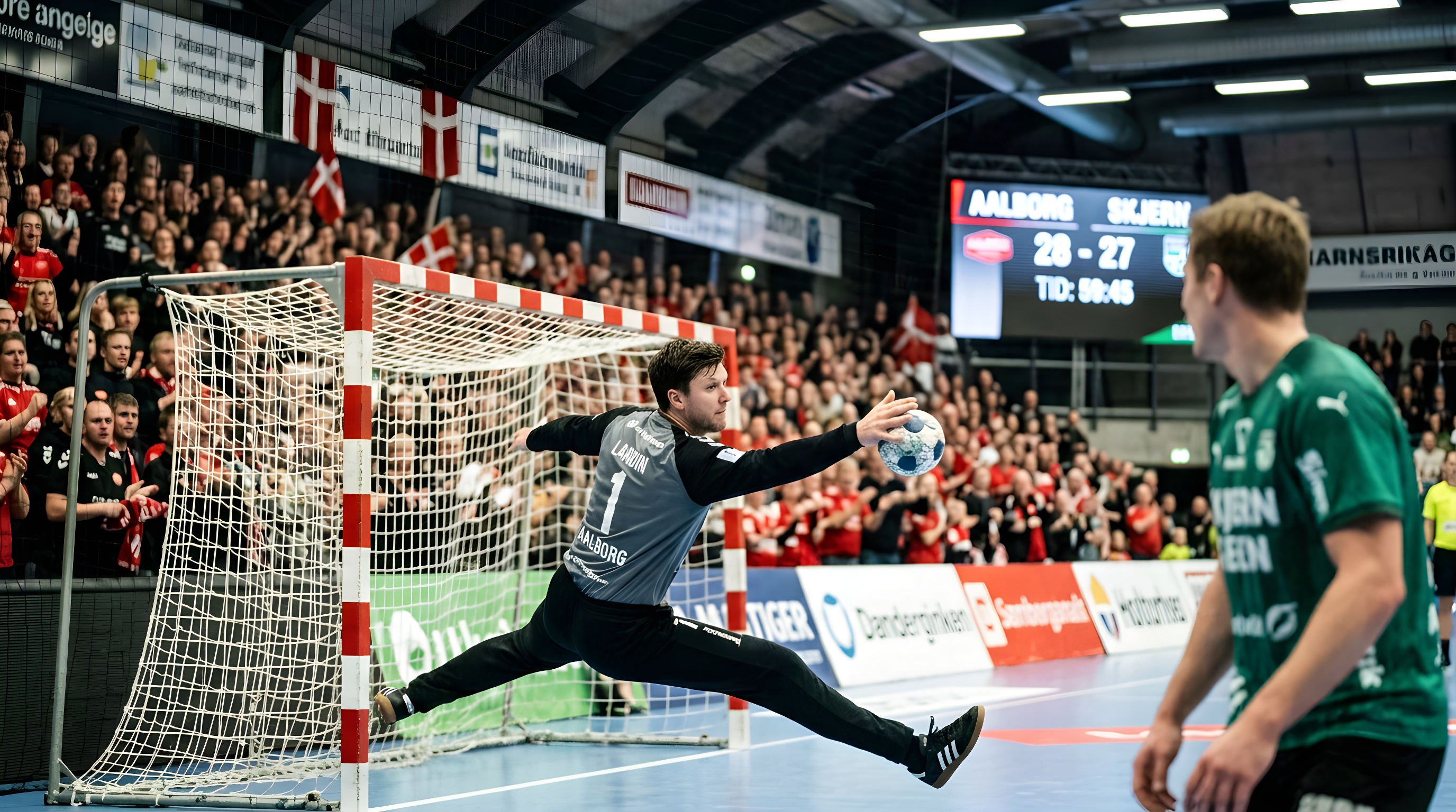 Niklas Landin sikrer Aalborg vigtig sejr mod Skjern