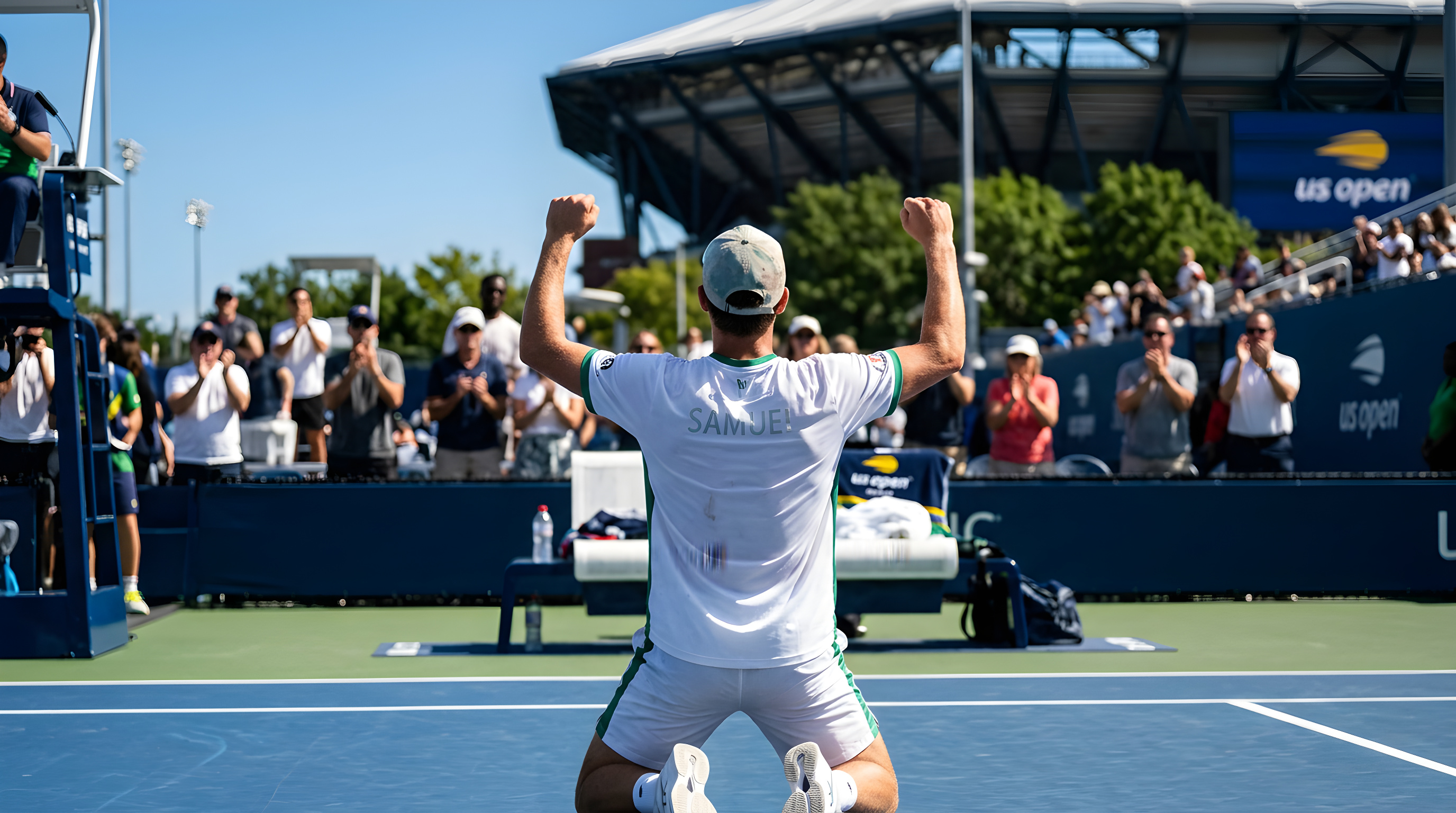 Toby Samuel vinder sin første Grand Slam-kamp ved US Open