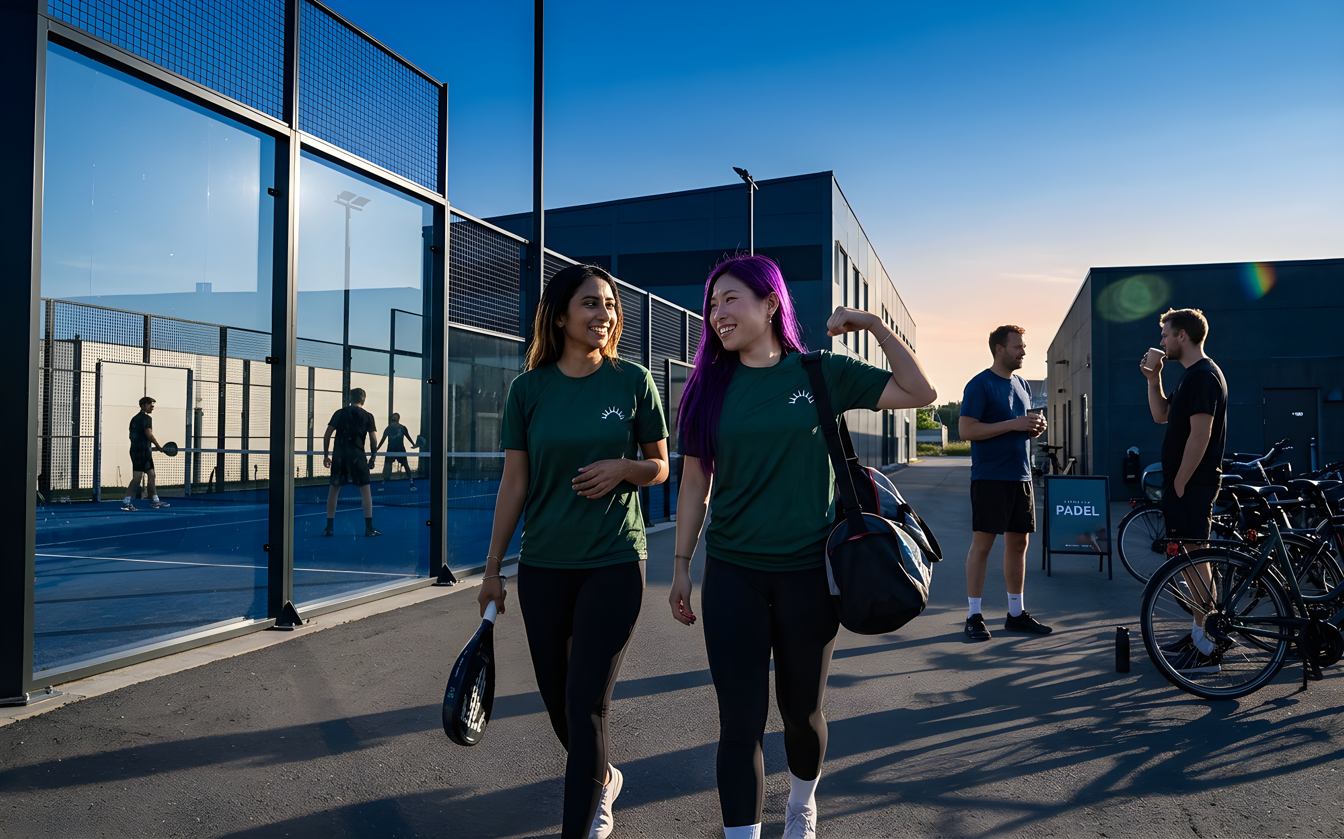 Derfor står hundredvis tidligt op for at spille padel