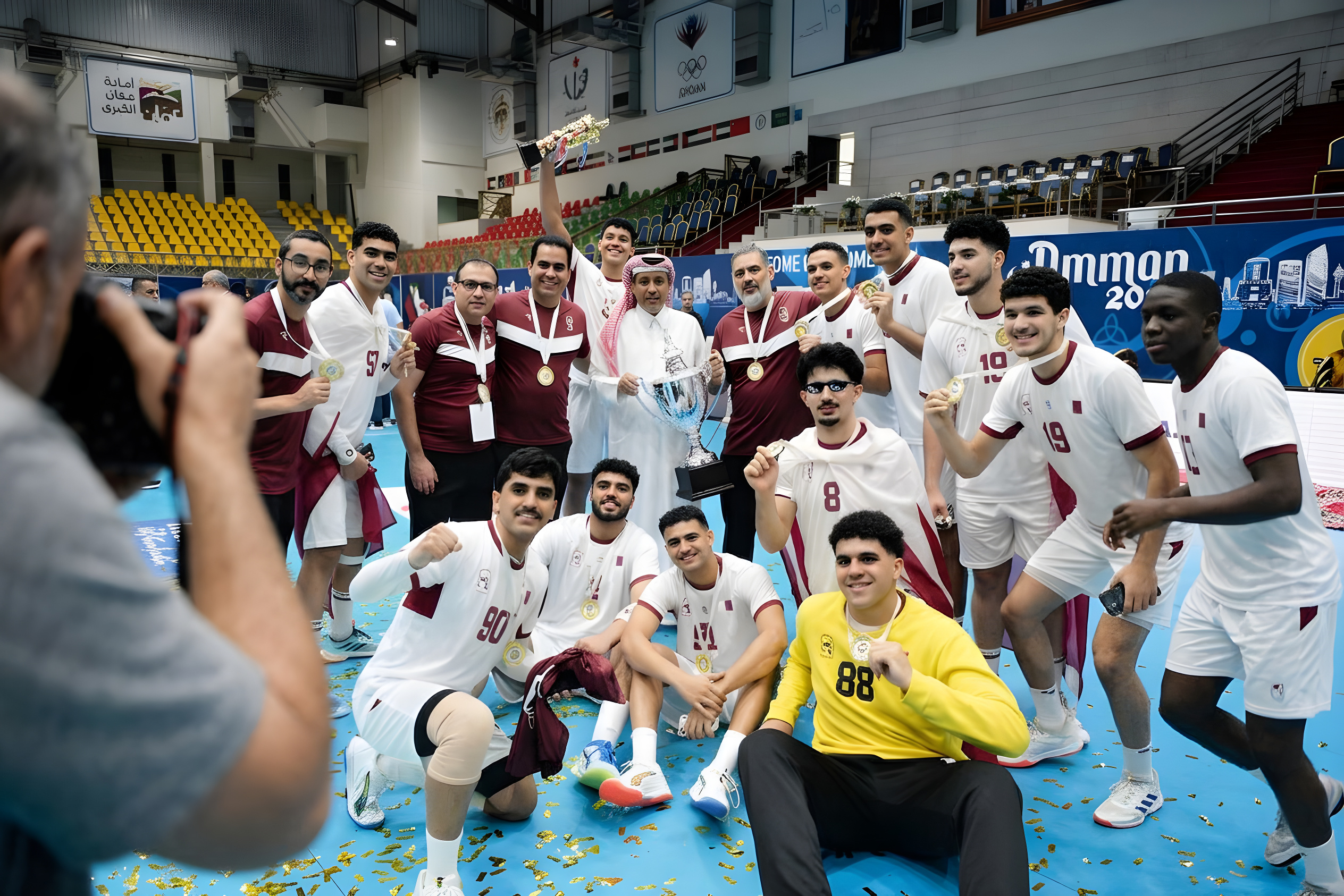 Qatar vinder asiatisk mesterskab efter ubesejret stime