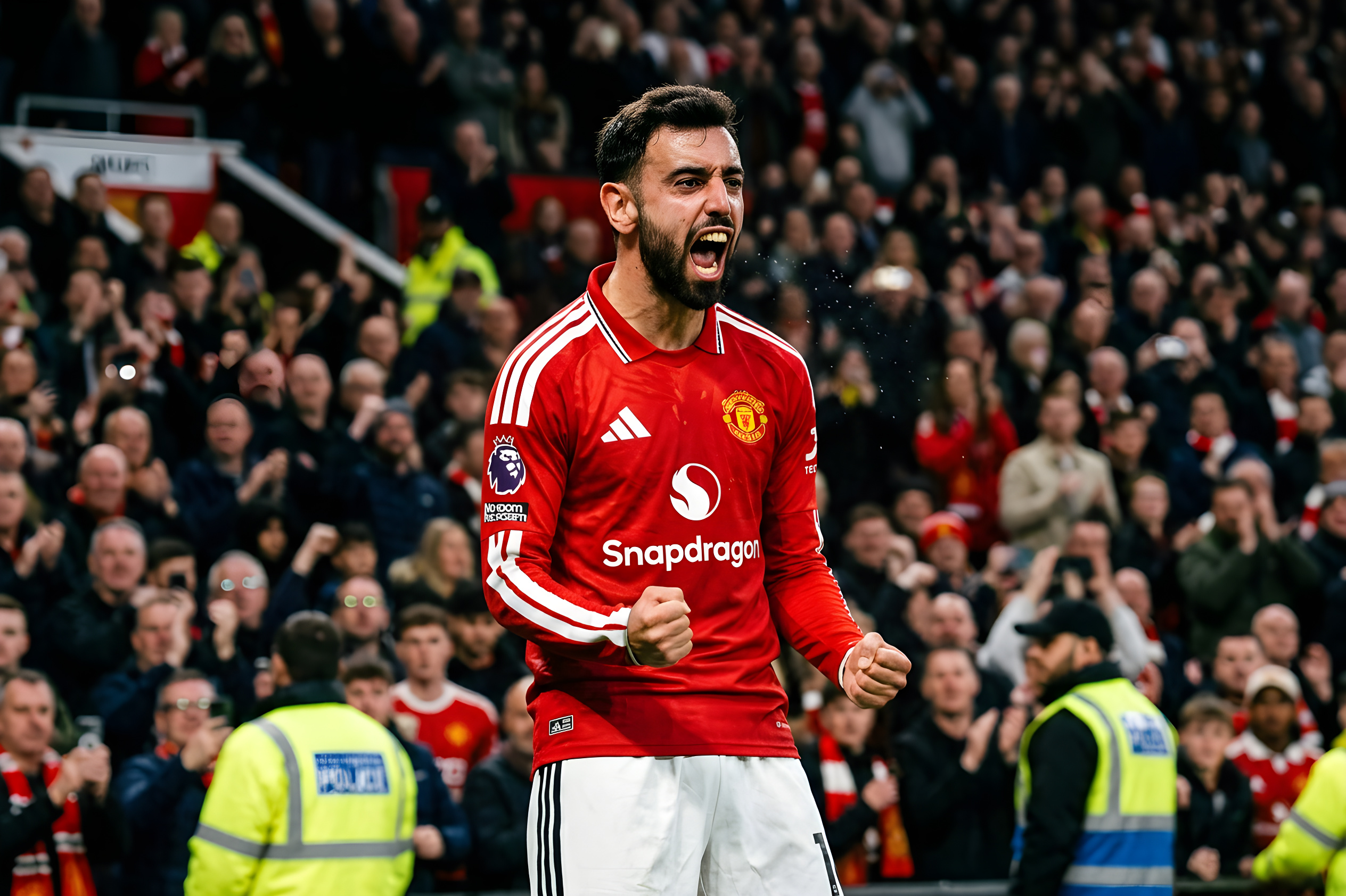 Bruno Fernandes skyder Manchester United til første sejr