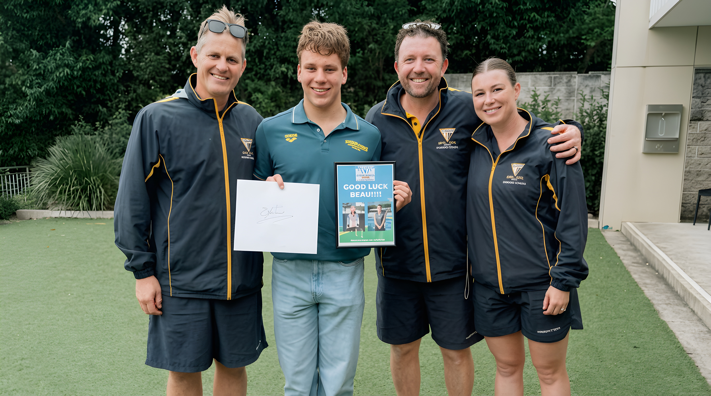 Svømmeren Beau Matthews vinder guld trods dyster besked