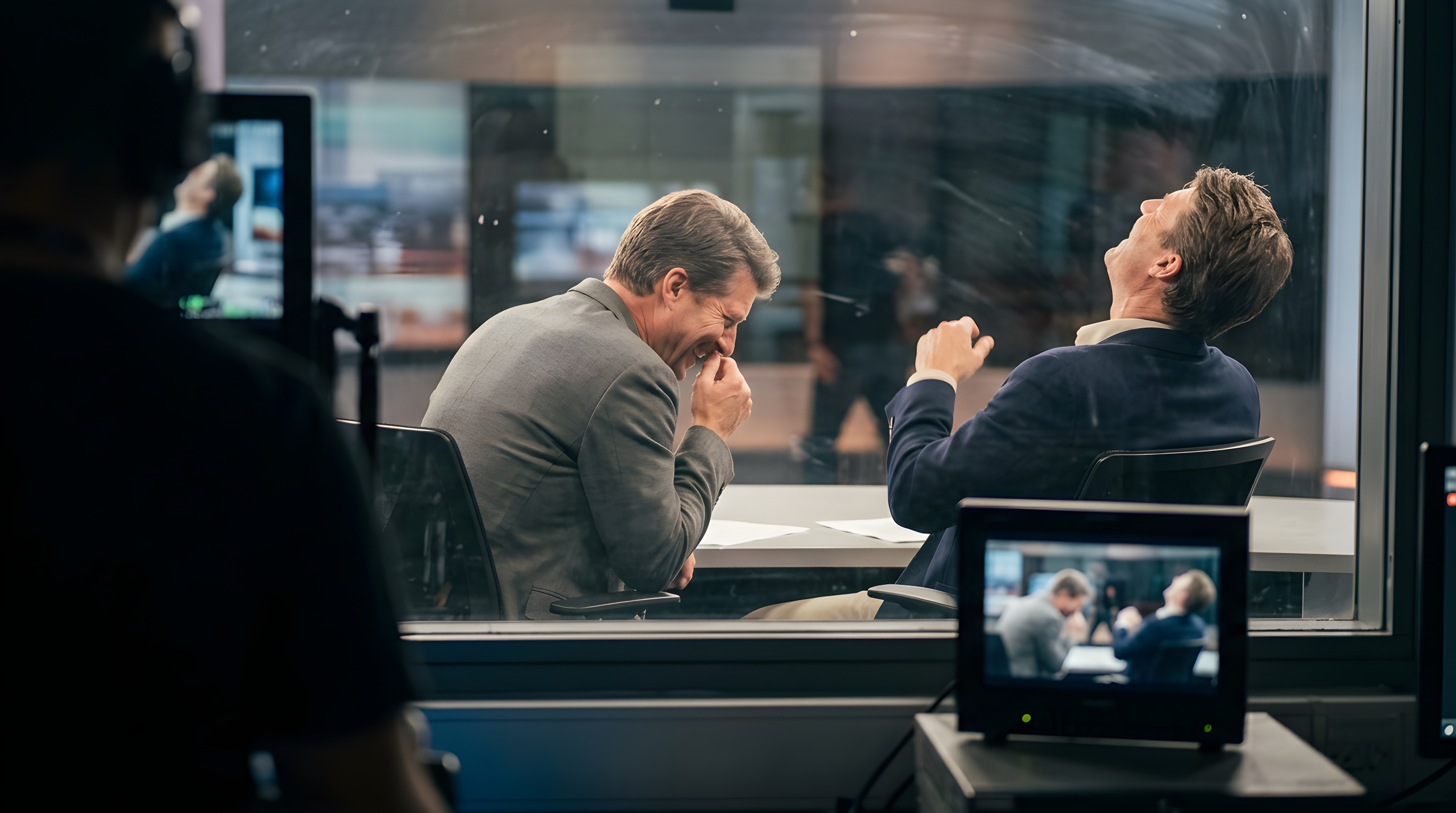 Laudrup-brødrene knækkede sammen af grin efter tv-kaos