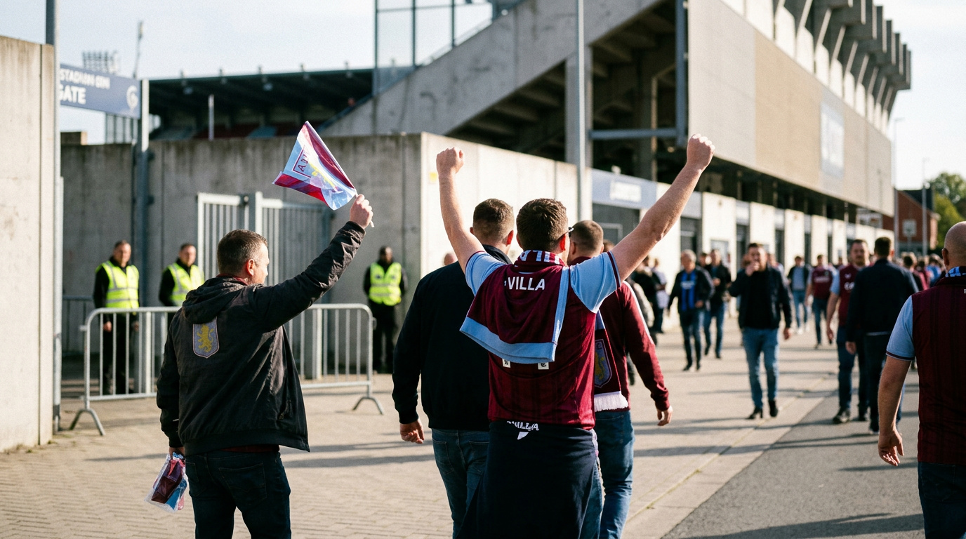 Aston Villa vinder dramatisk målfest i Belgien