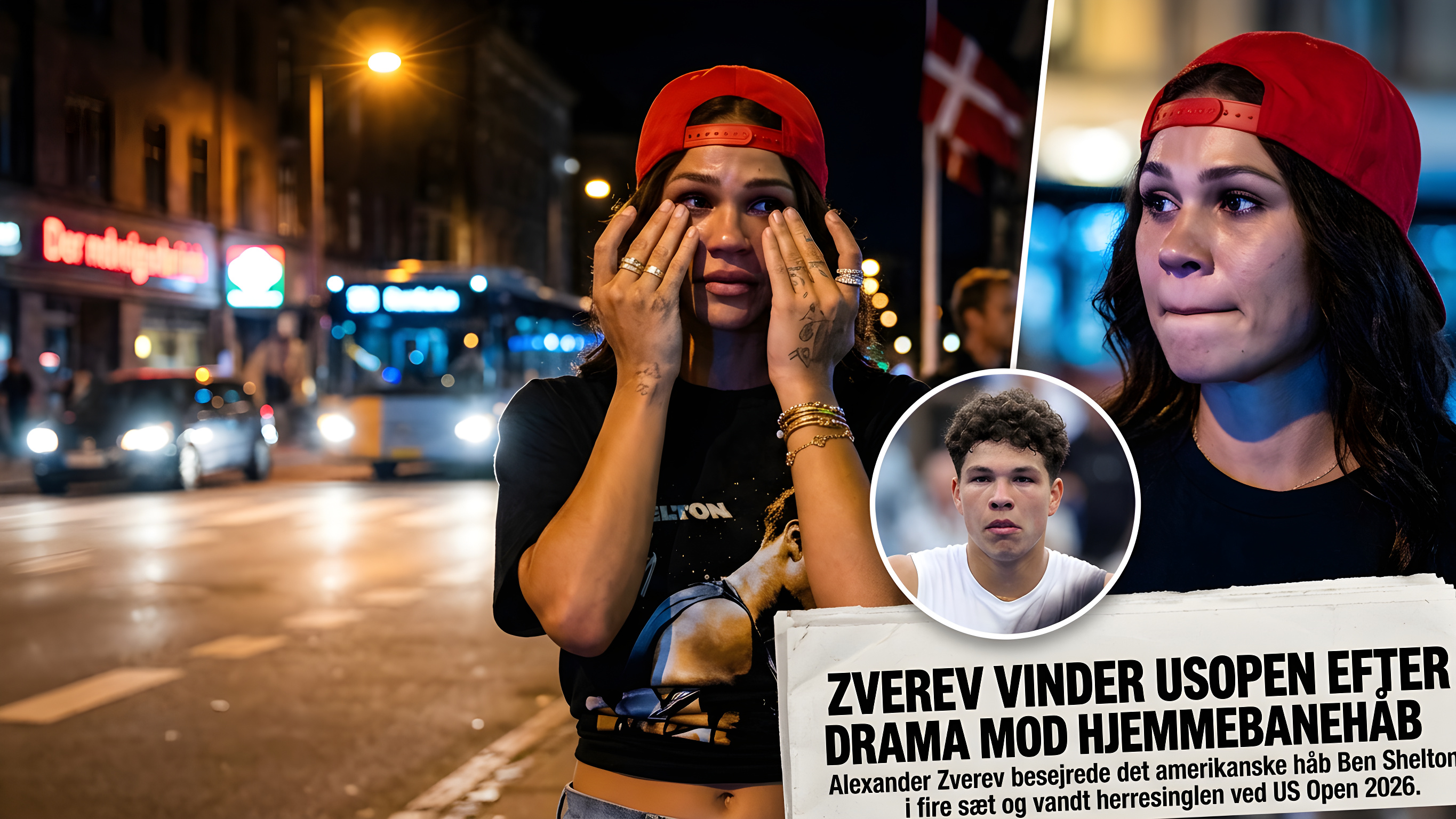 Alexander Zverev vinder US Open efter drama mod hjemmebanehåb