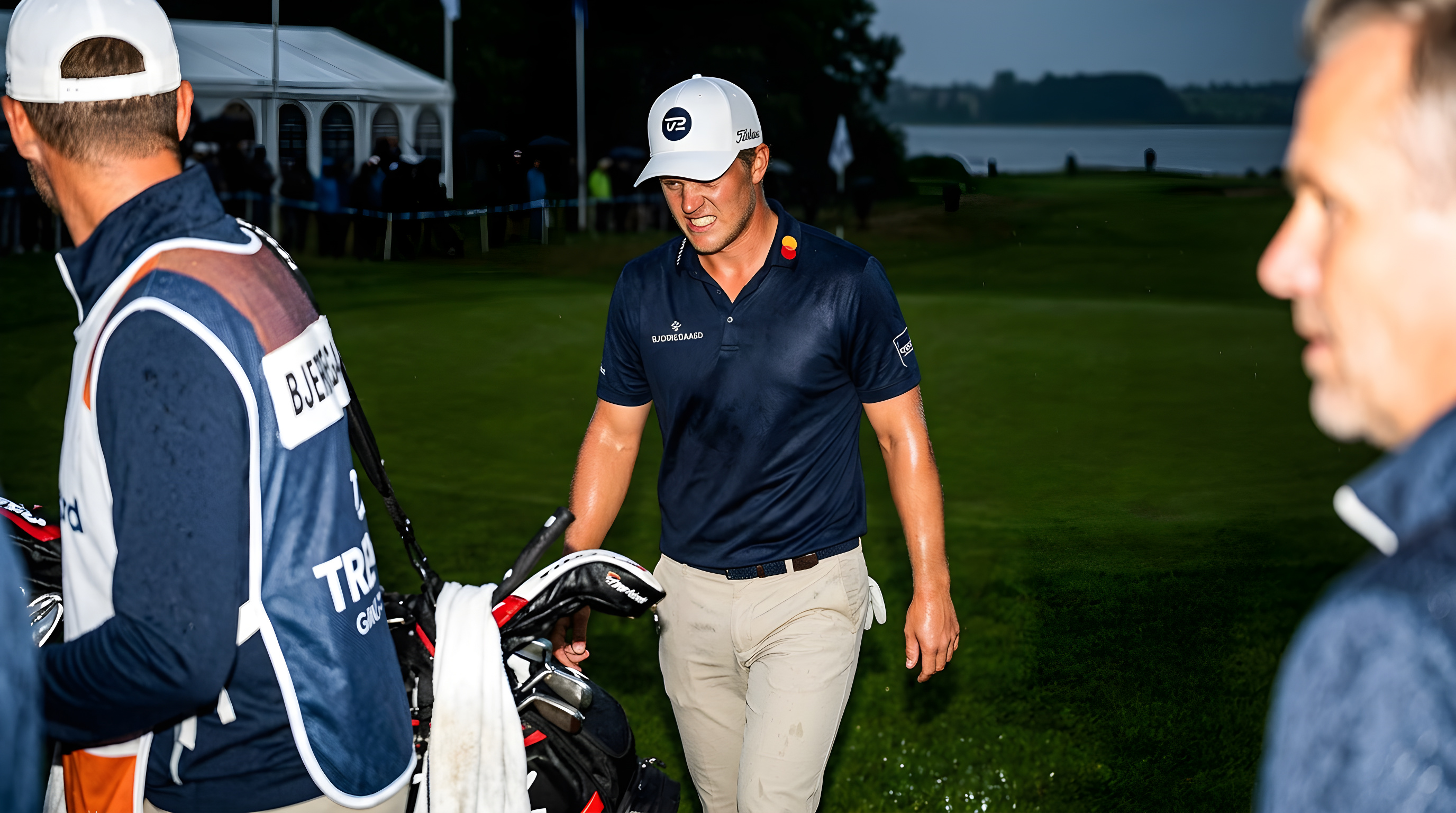Danske golfhåb falder tilbage efter svær dag på Fyn