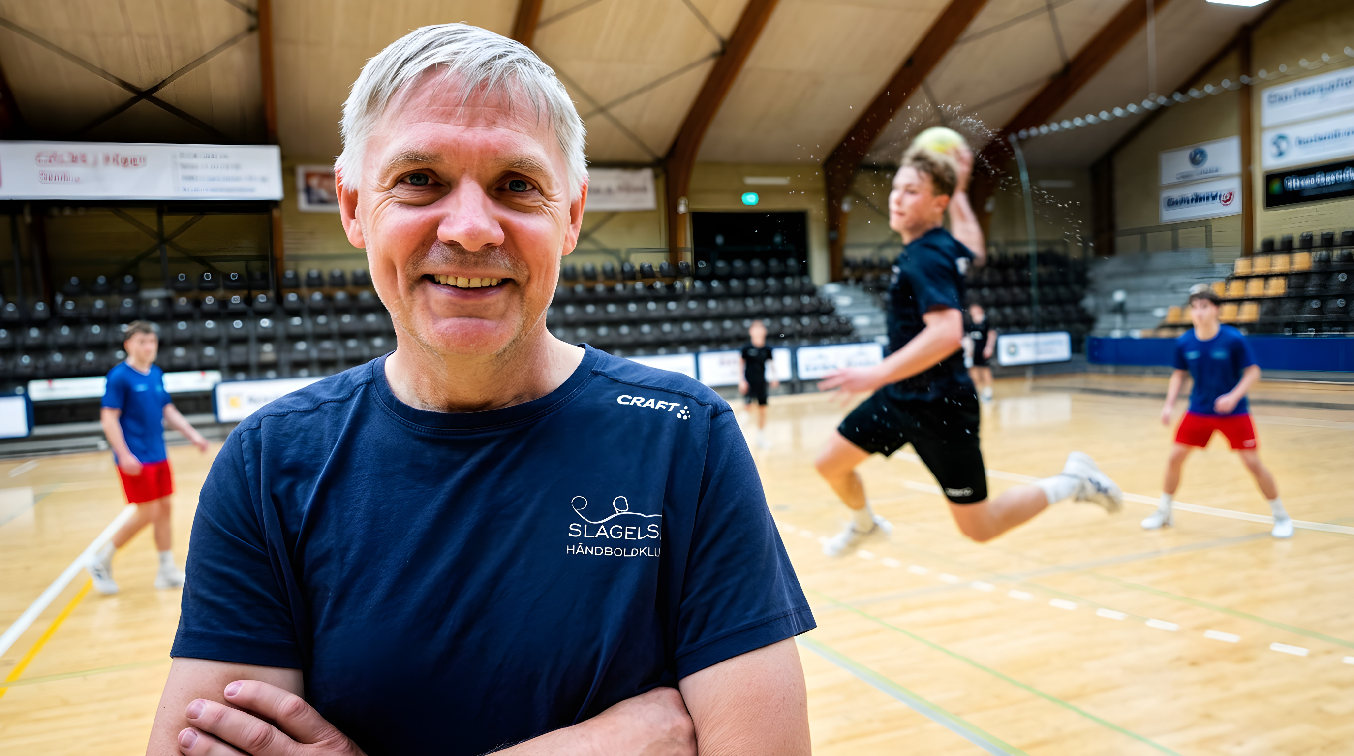Bjarke på 55 år er stadig drivkraften i Slagelse Håndboldklub