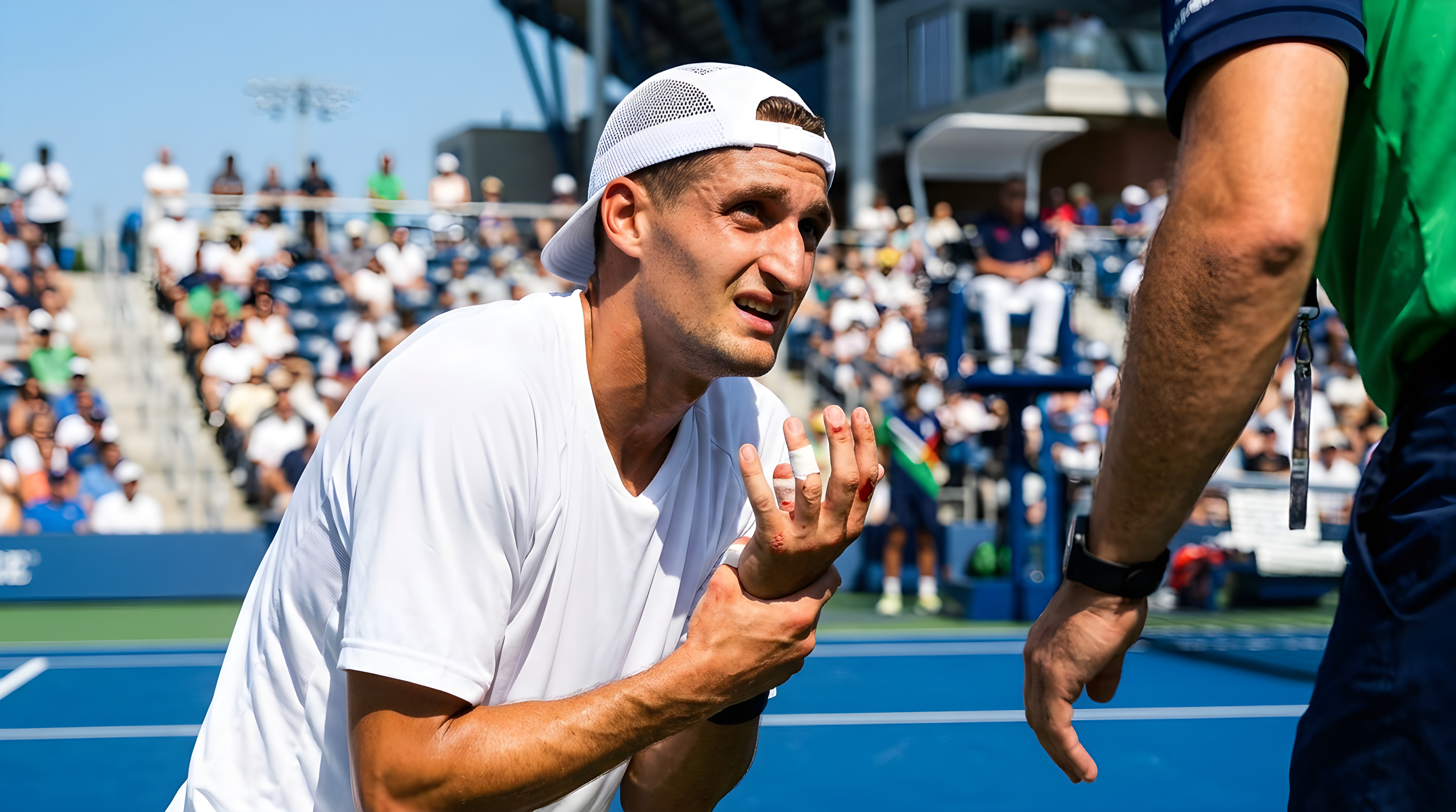 Fransk tennisspiller fanget i bizar regelkrise under US Open