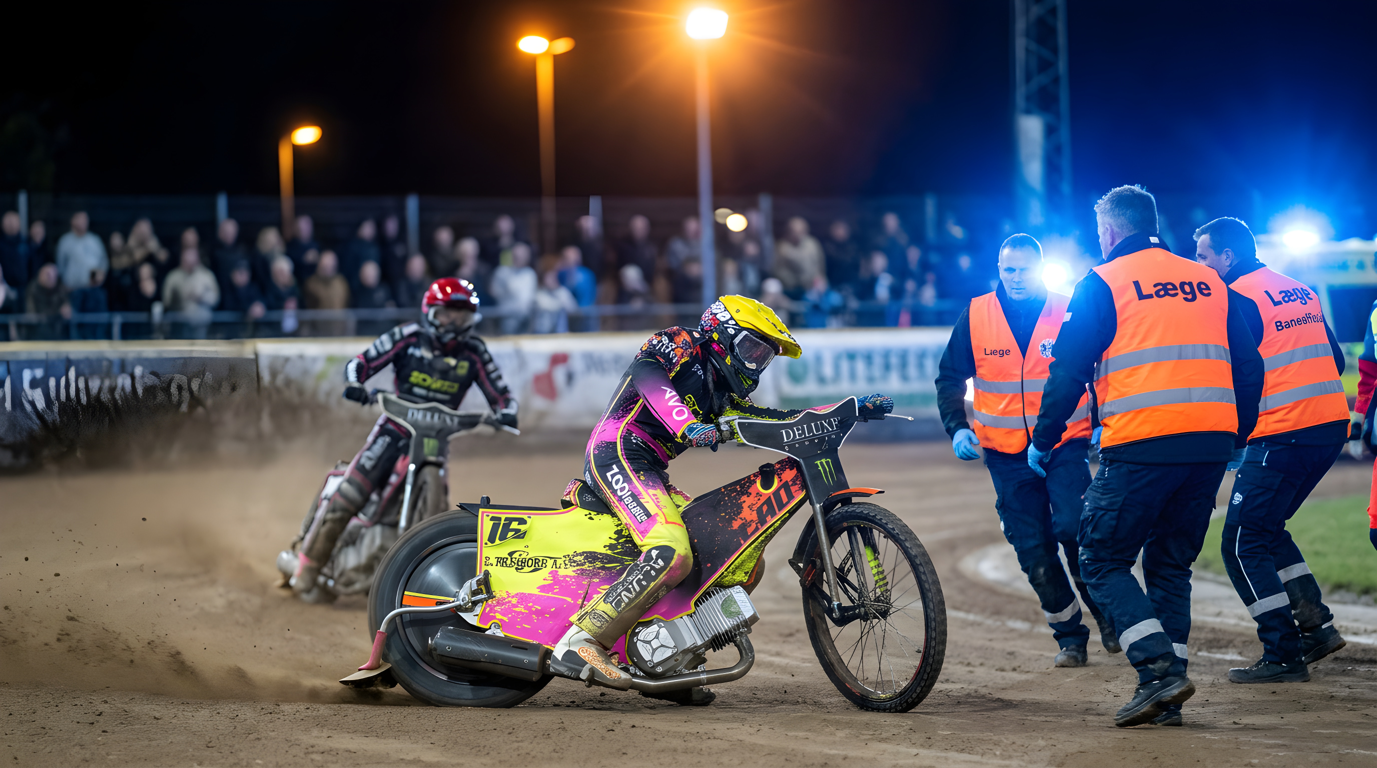 Danske speedwaykørere misser finalen efter styrt