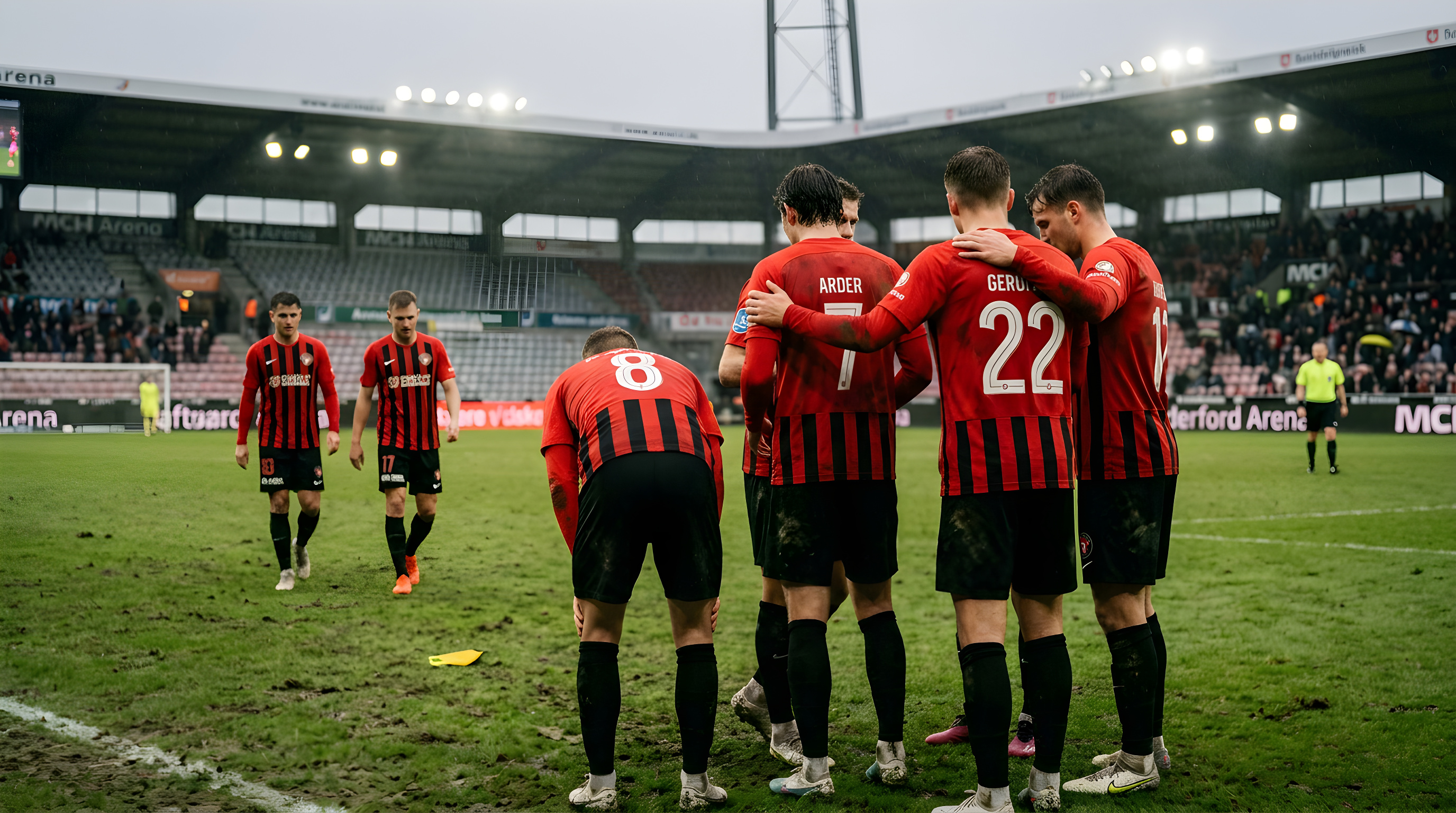 FC Midtjylland klarer uafgjort efter rødt kort og VAR-drama