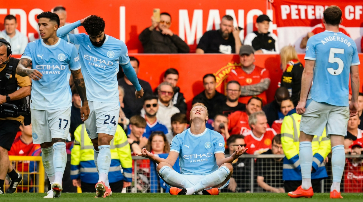 Haaland sikrer City sejren i undertal mod United