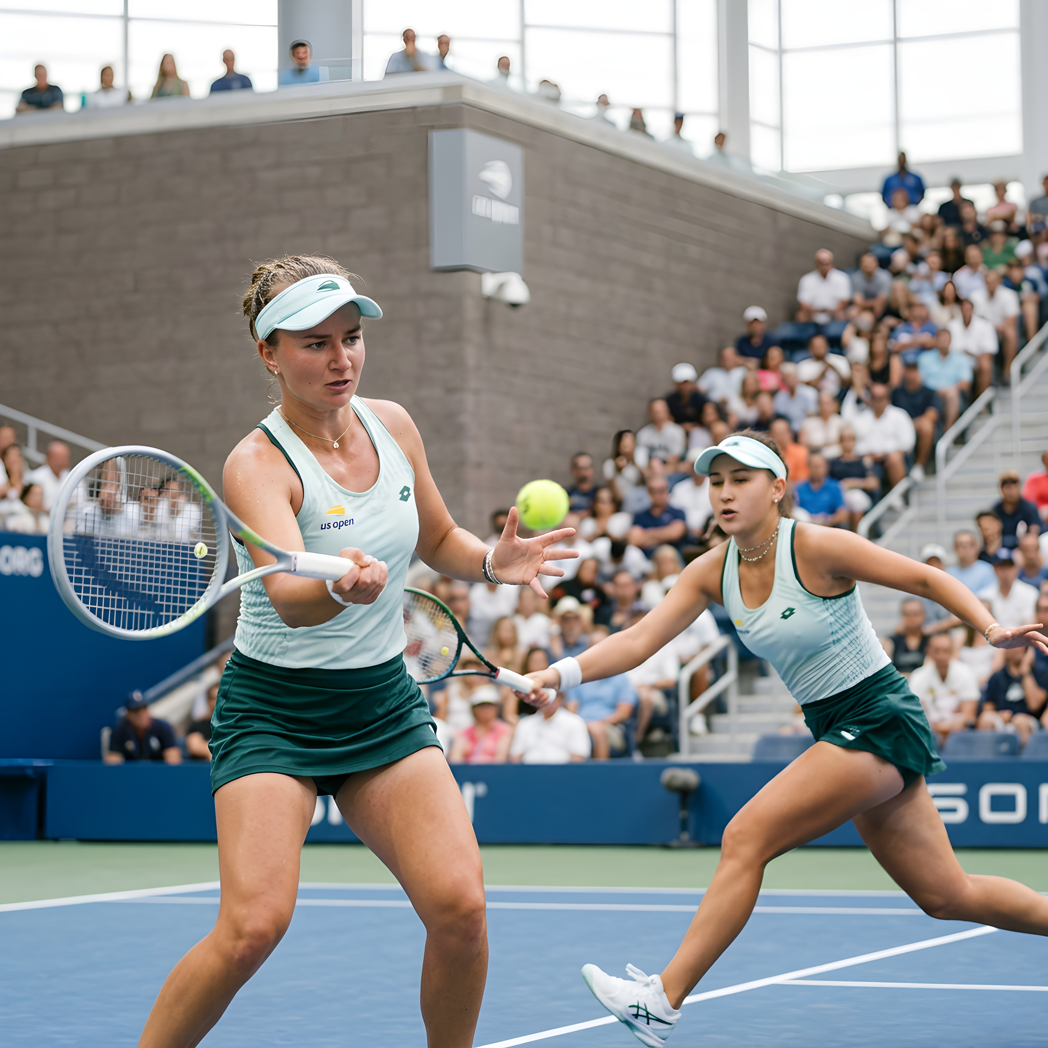 Krejcikova og Rakhimova i tæt duel ved US Open