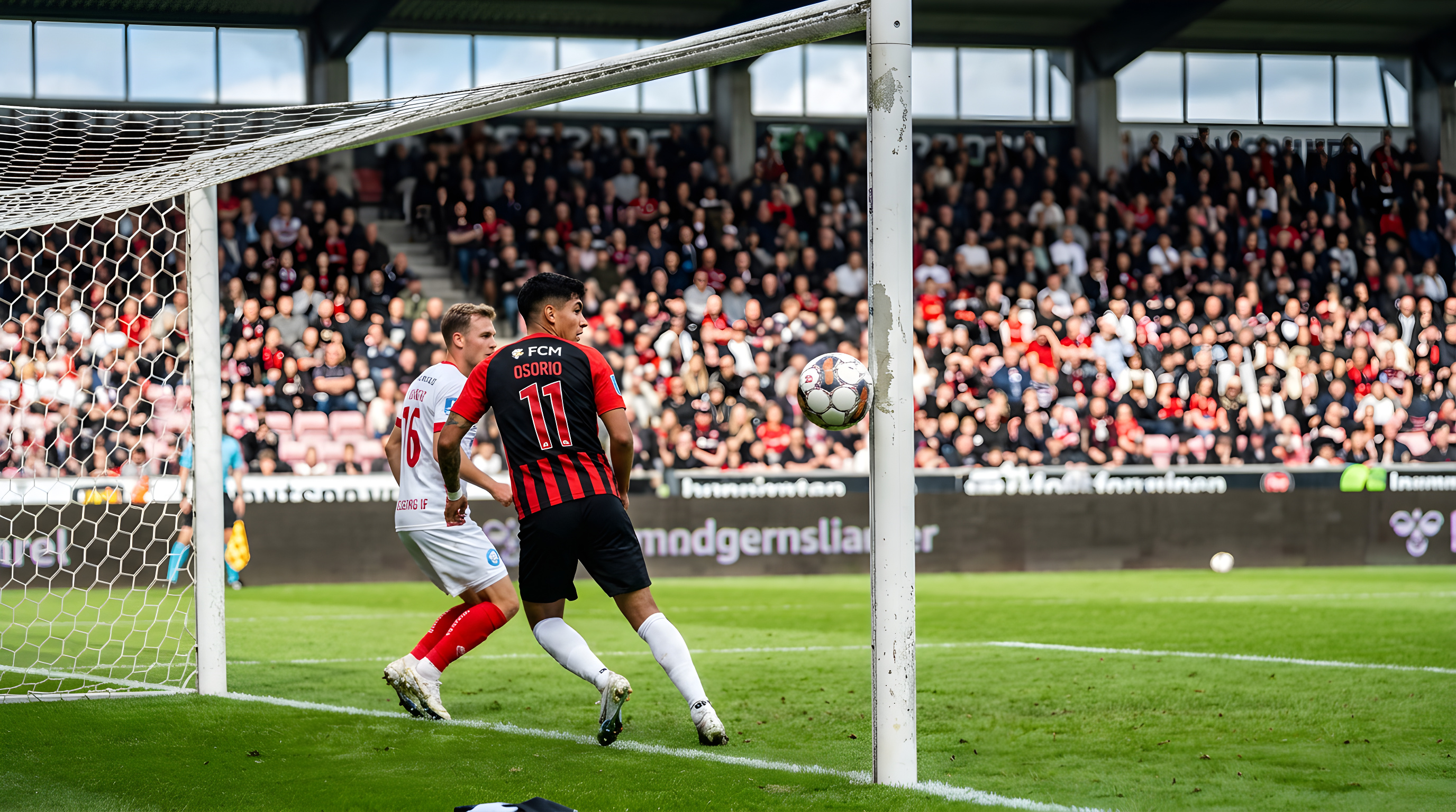 Osorio rammer stolpen i tæt jysk lokalopgør