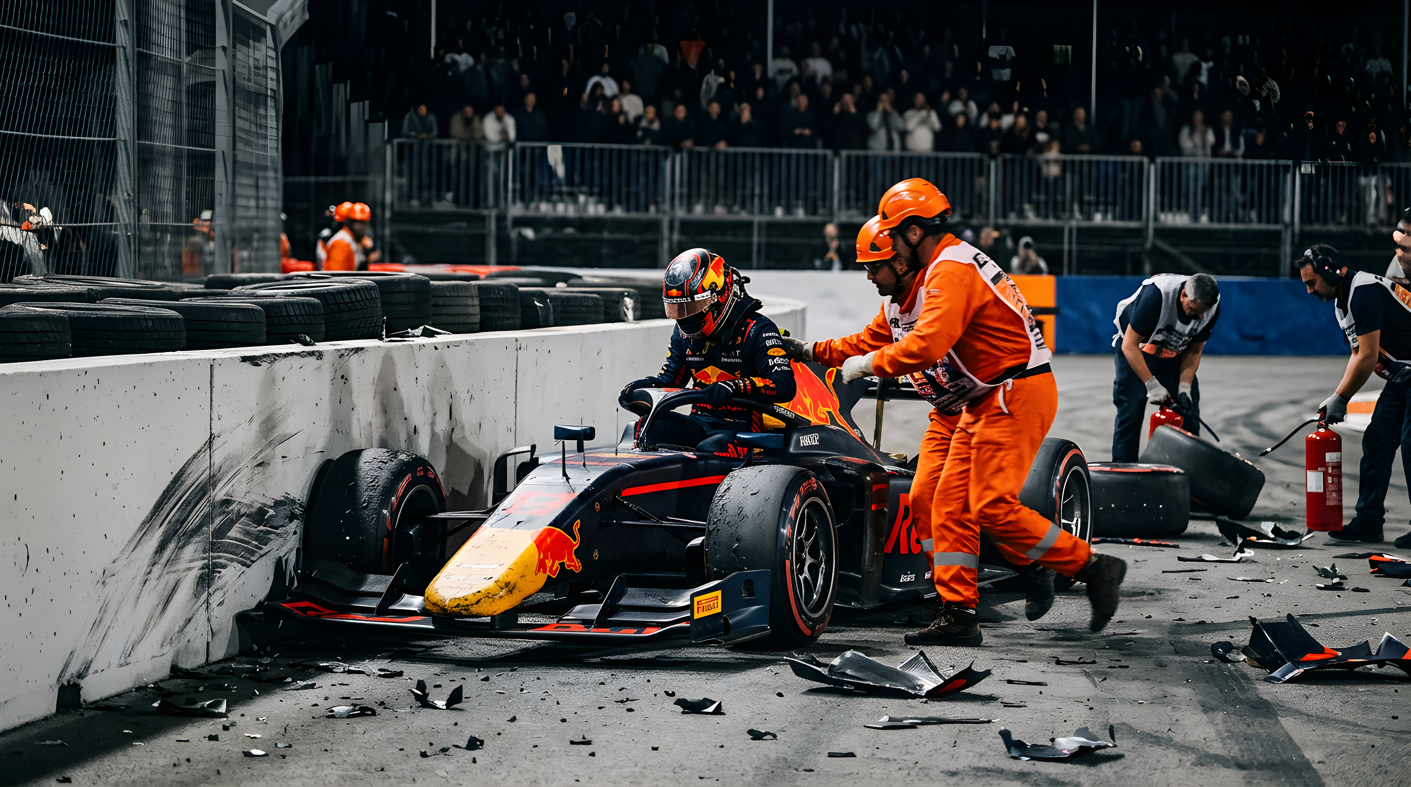 Formel 1-talent brager i muren i Madrid