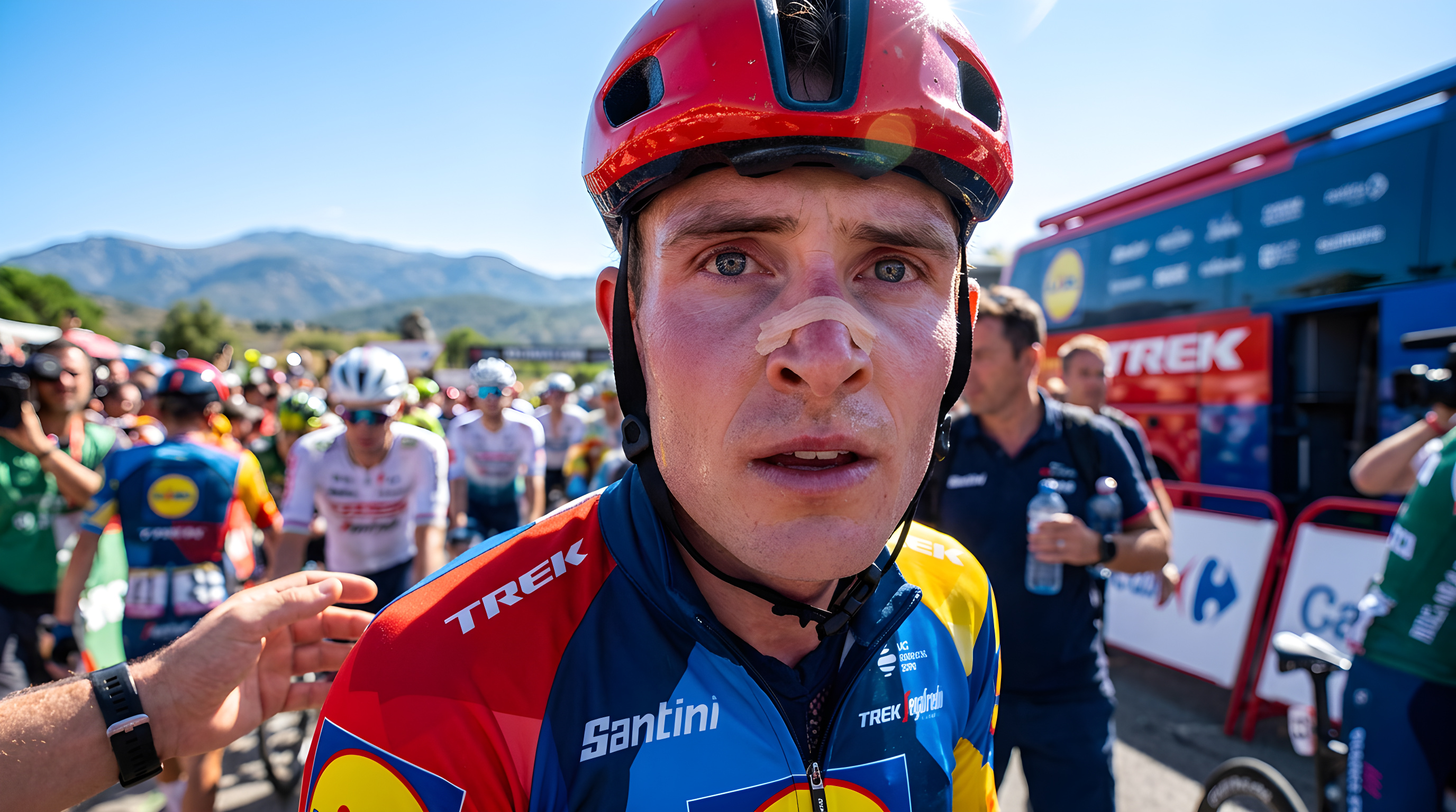Skjelmose glæder sig over succes i kaotisk Vuelta