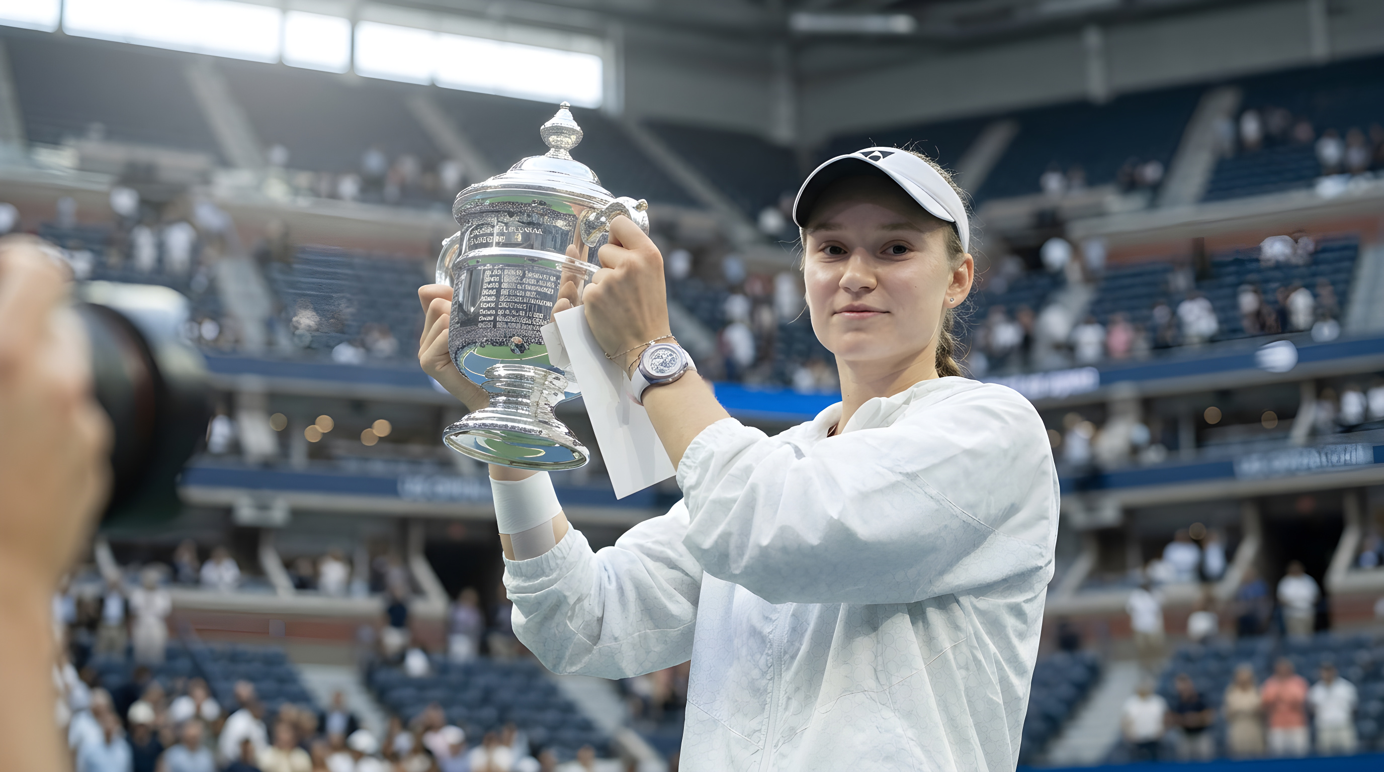 Elena Rybakina vinder US Open trods svær skade