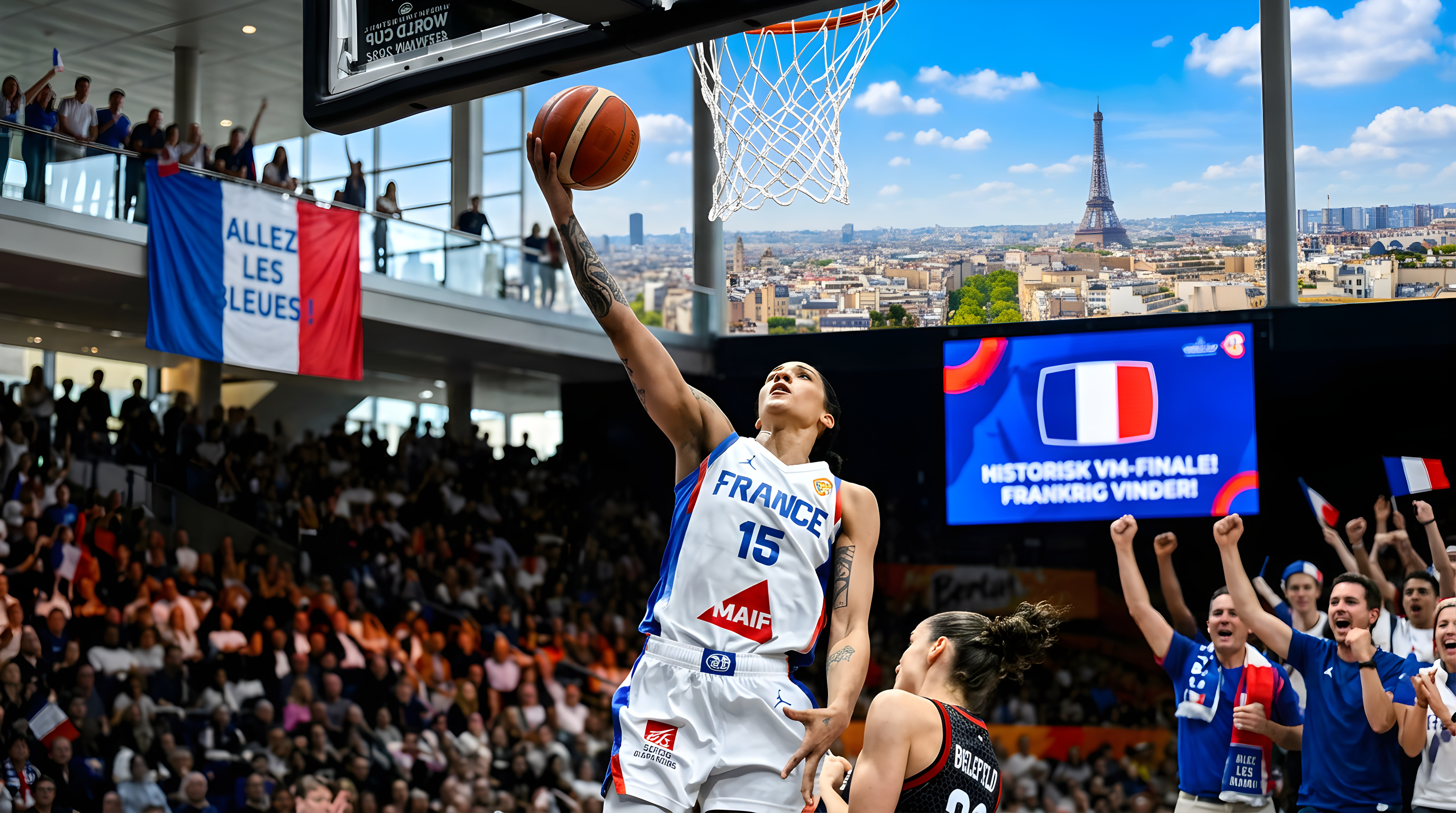 Frankrig klar til historisk VM-finale i basketball