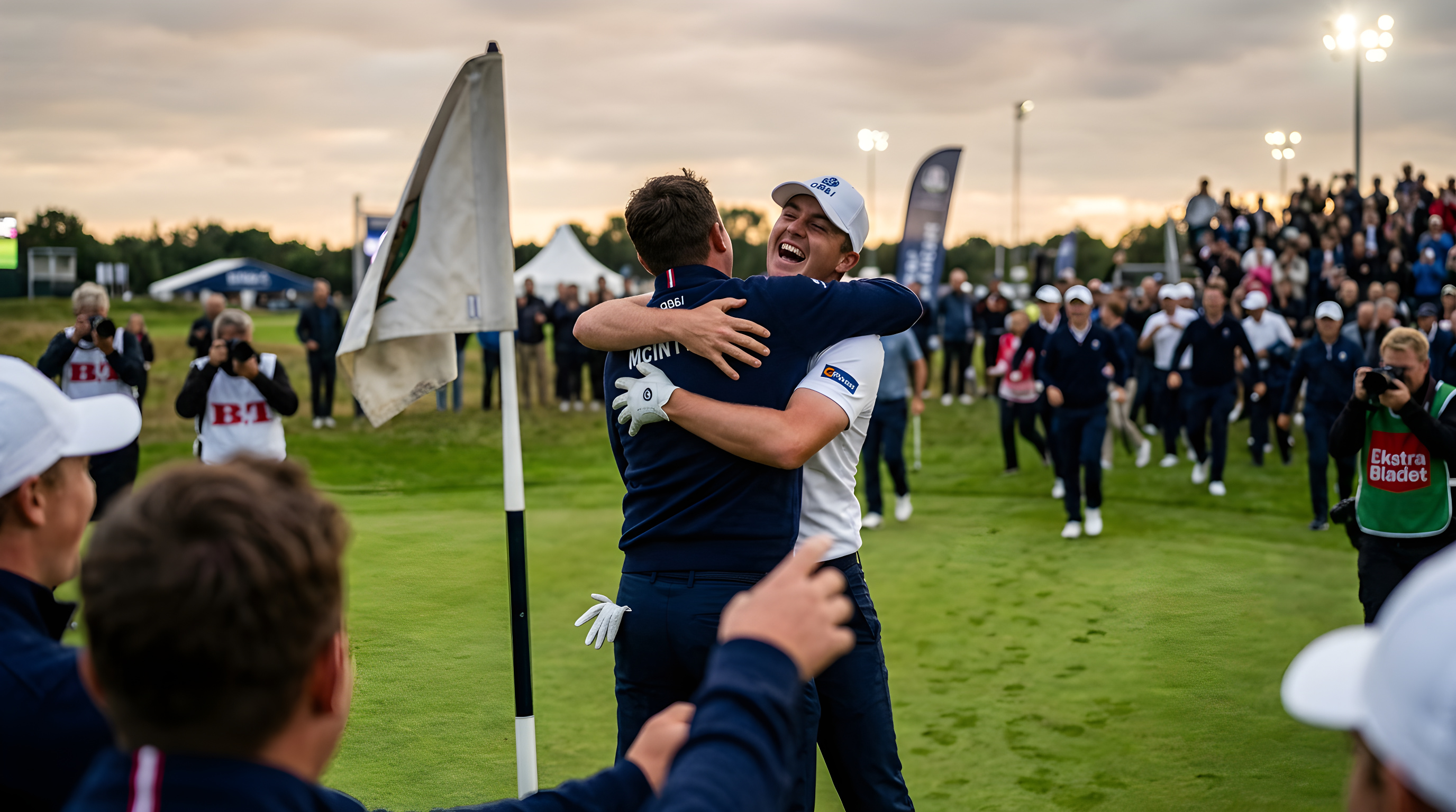 Storbritannien og Irland vinder historisk Walker Cup