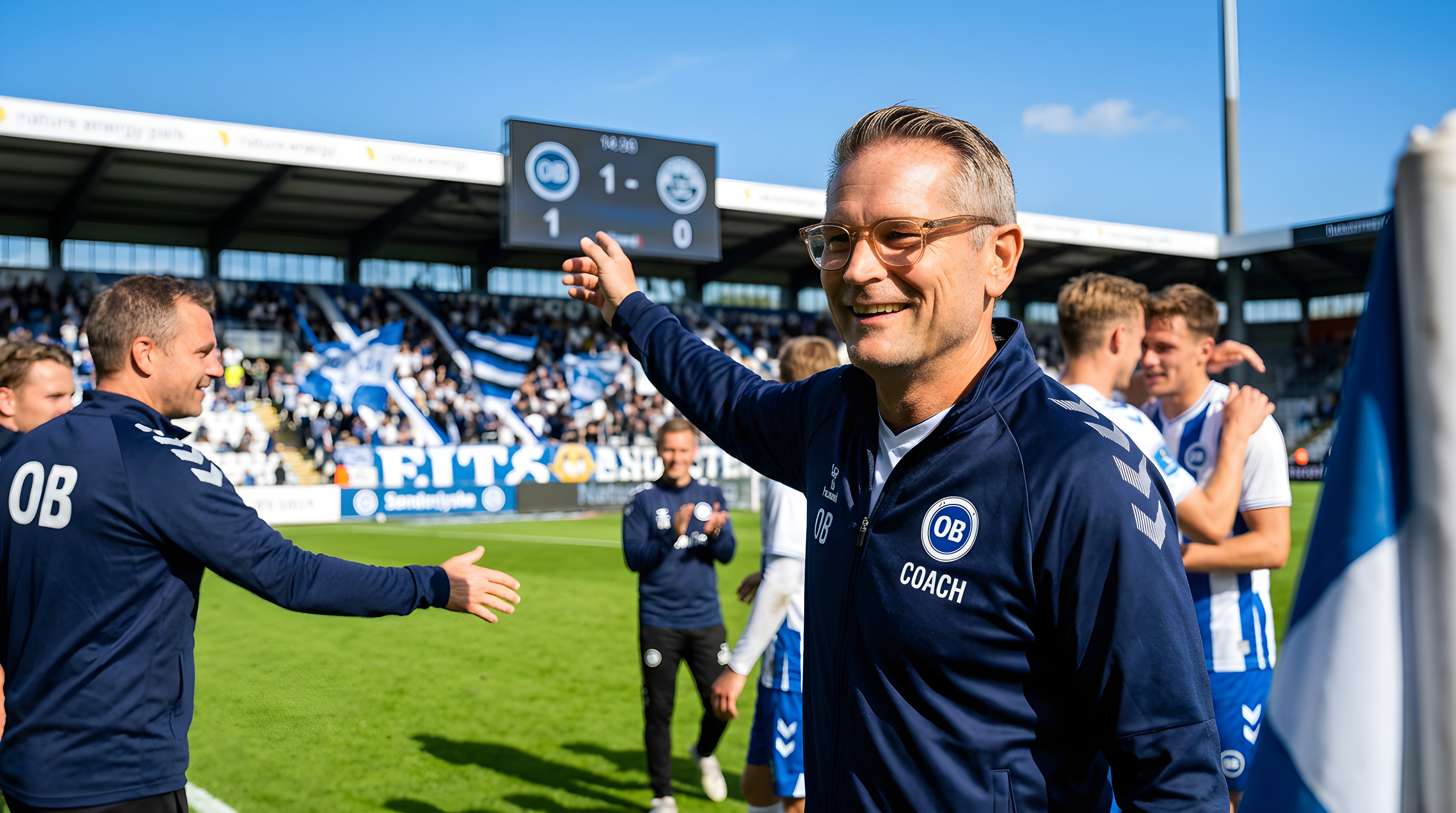 Thomasberg vinder sin første kamp som OB-træner