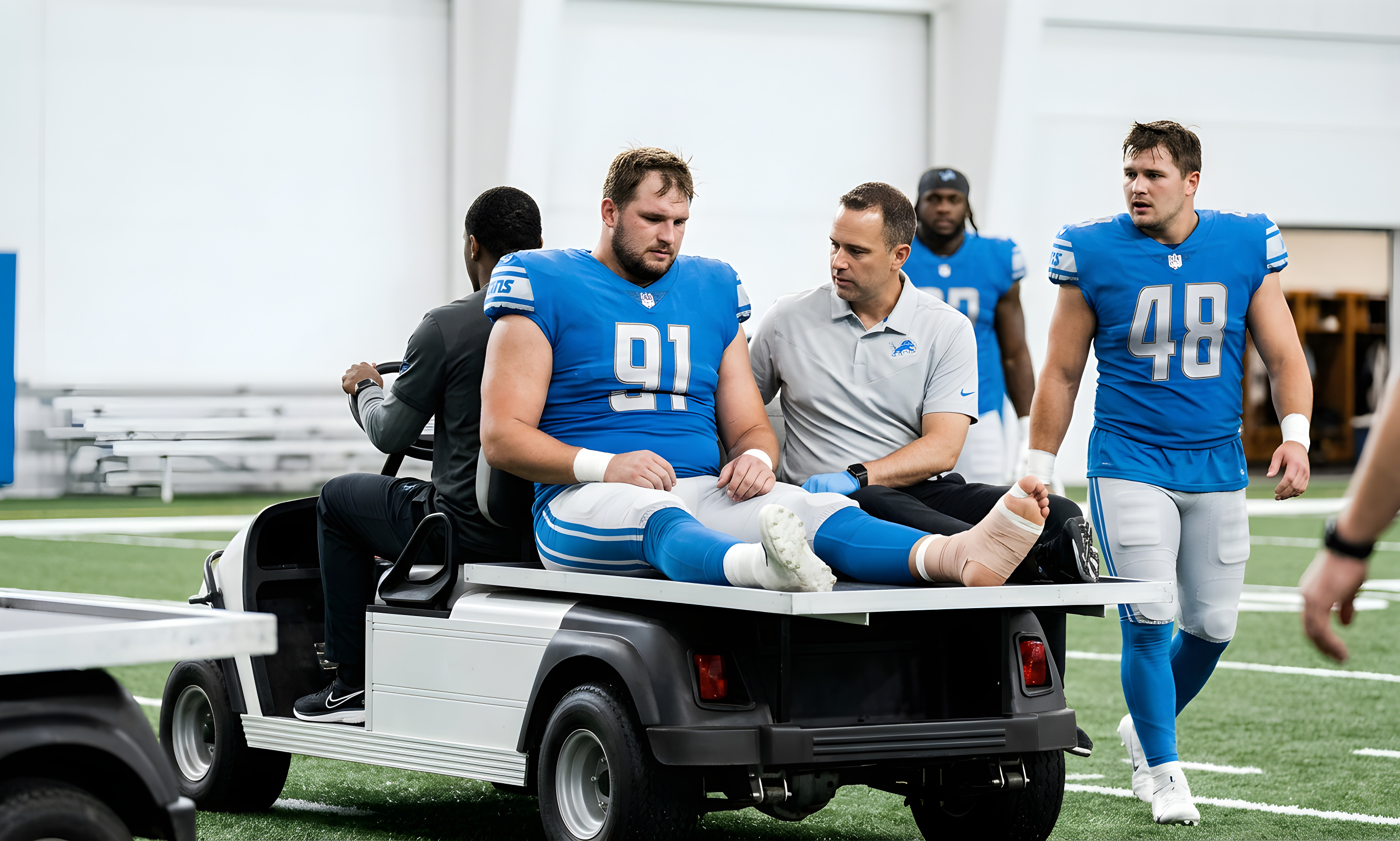 Tysk NFL-spiller ødelægger sin anden akillessene på præcis et år