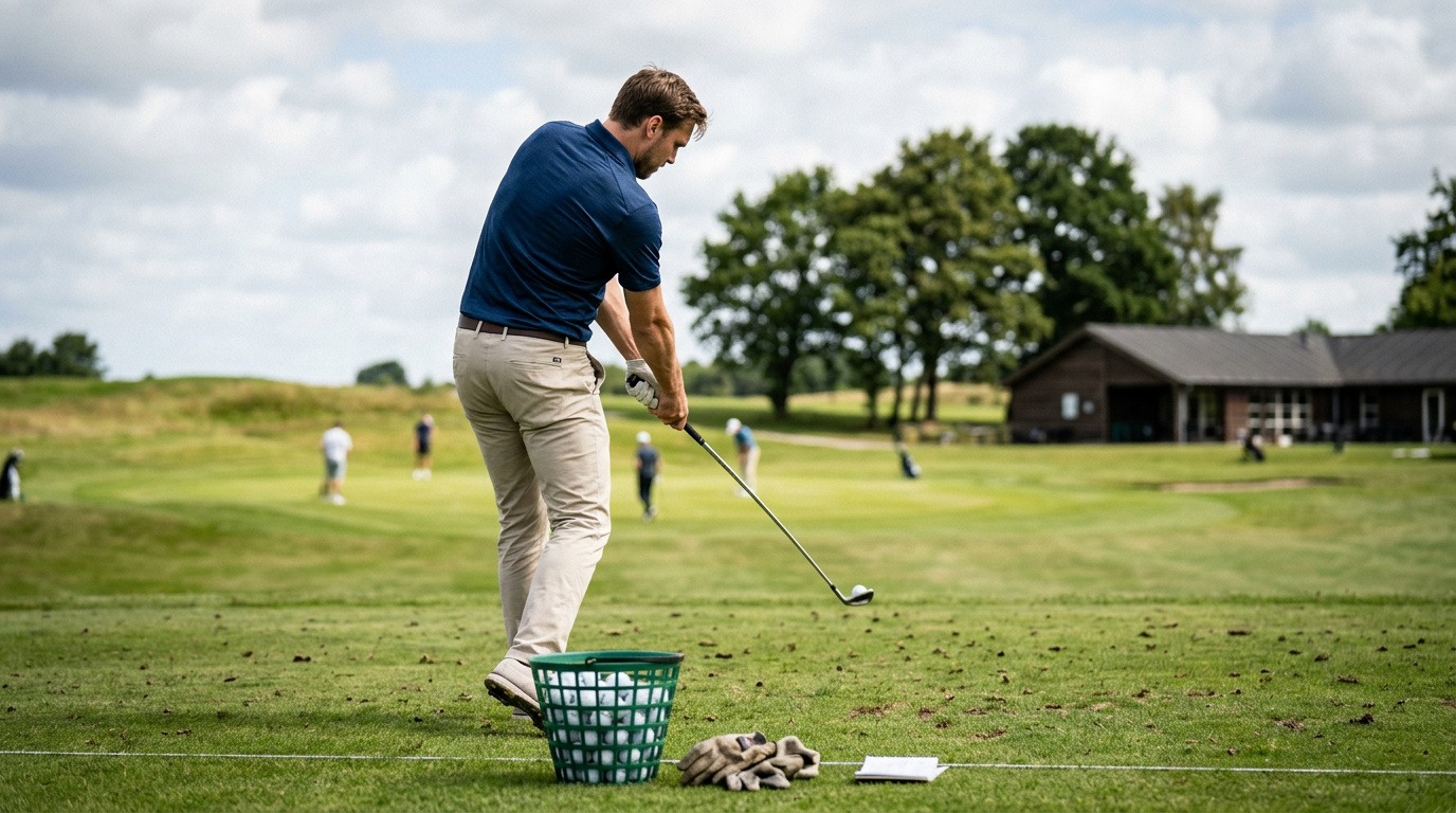 Mathias Gidsel kæmper med store problemer på golfbanen