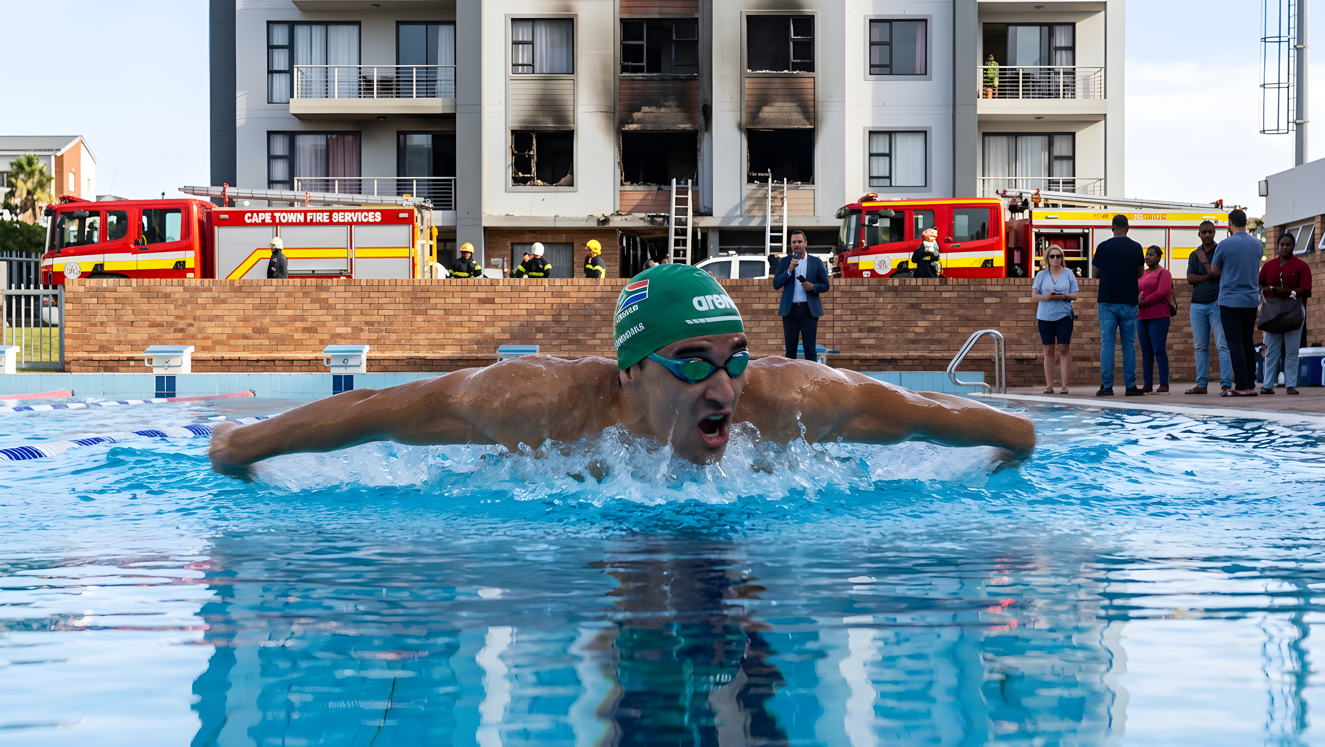 Svømmeren Chad le Clos mister sit hjem i dødsbrand