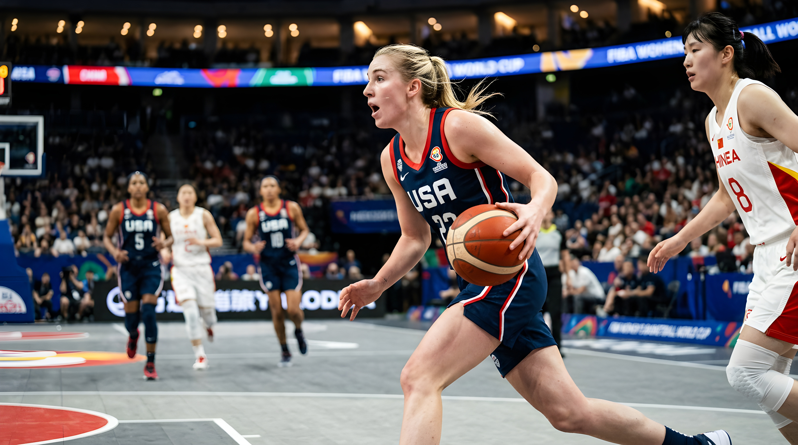 Caitlin Clark fører USA til storsejr ved VM i Berlin