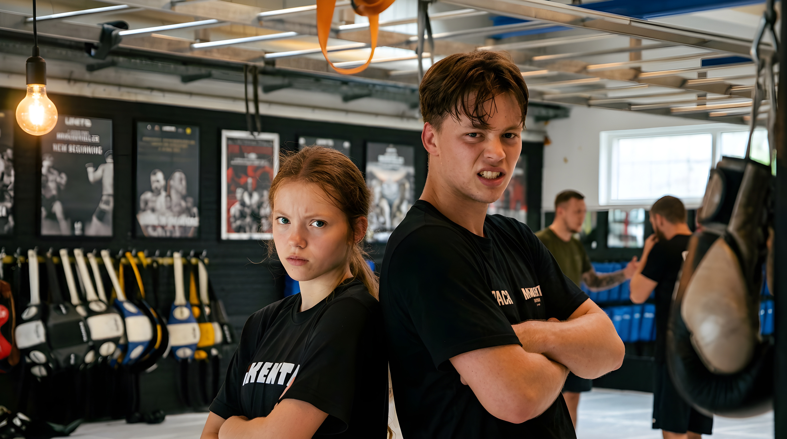 Søskendepar kæmper sammen på kampsportsmåtten