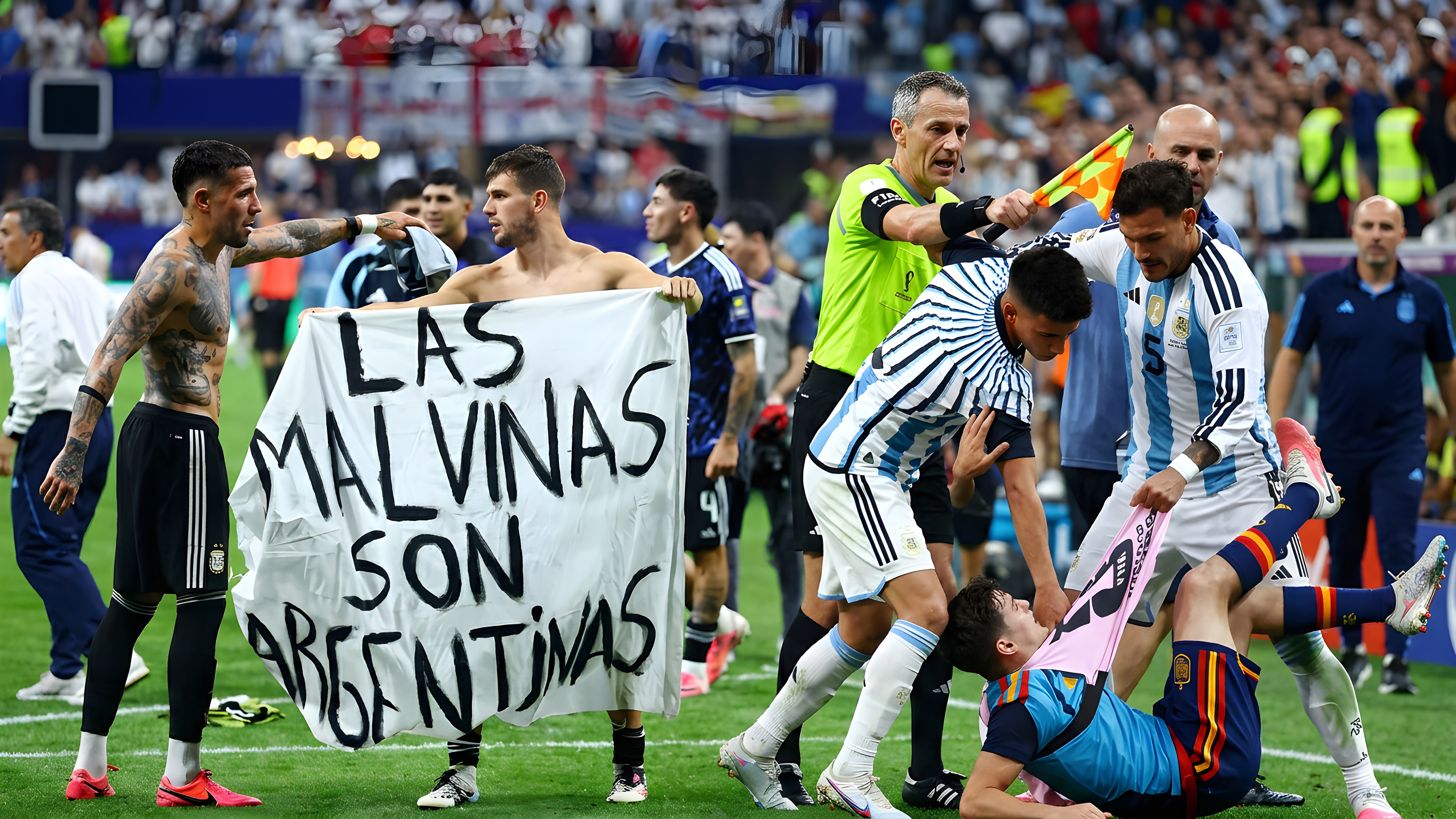 Argentina risikerer straf efter VM-slagsmål