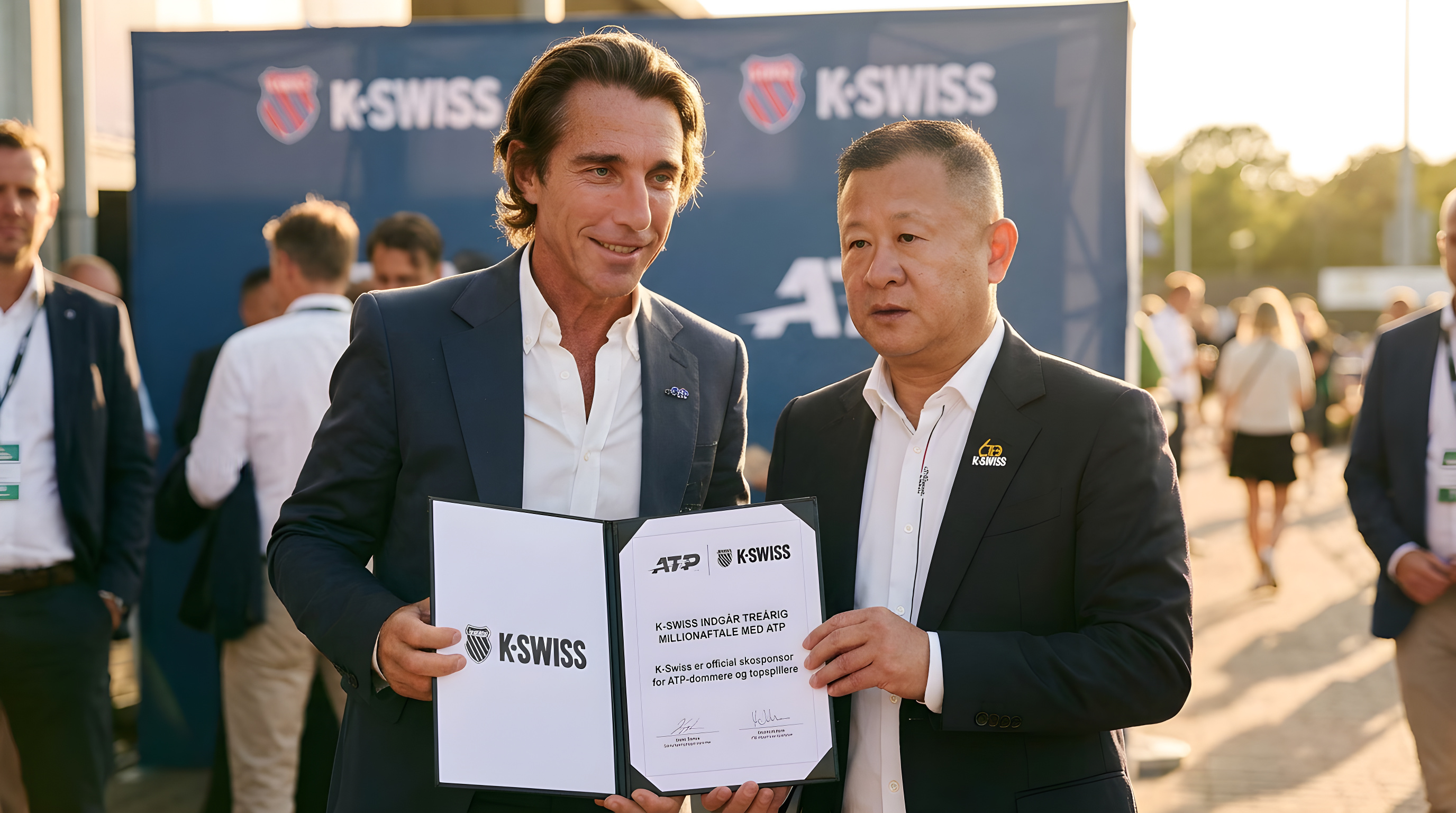 K-Swiss indgår treårig millionaftale med ATP