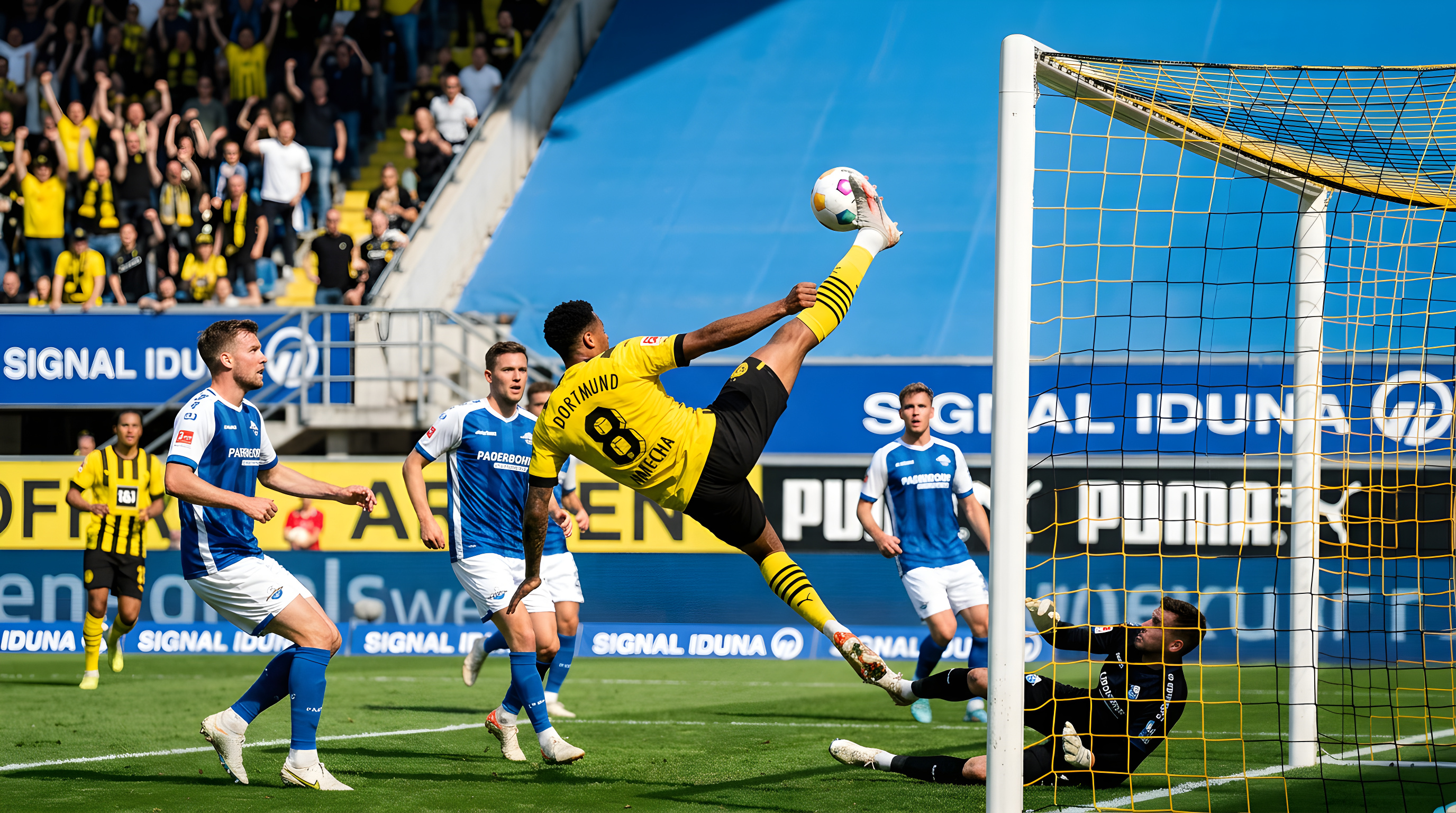 Felix Nmecha scorer på saksespark i sikker Dortmund-sejr