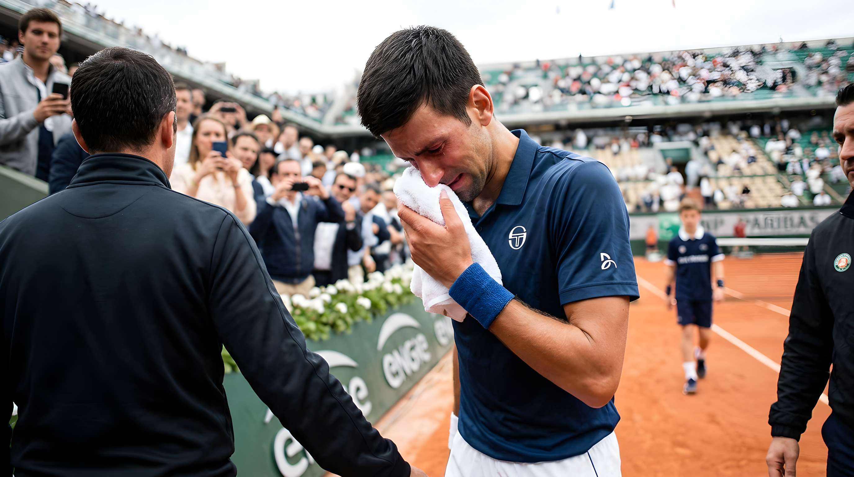 Novak Djokovic i tårevædet exit efter choknederlag