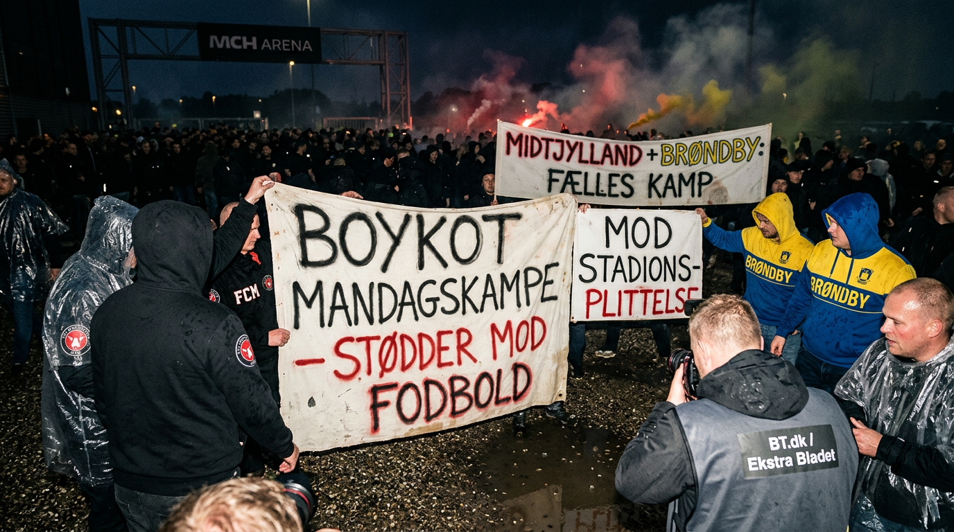 Fans boykutter topbrag i protest mod mandagskampe