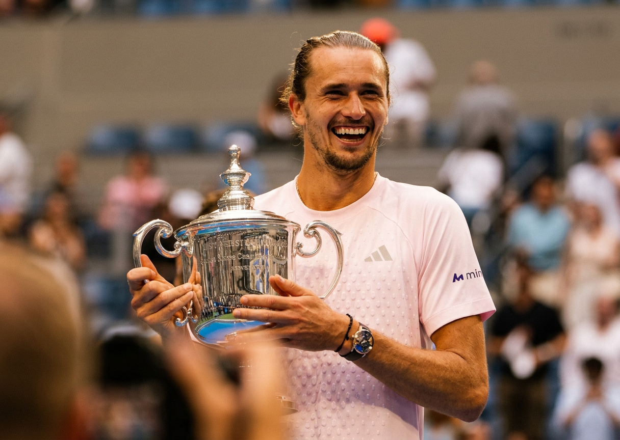 Alexander Zverev vinder US Open trods svær sygdom