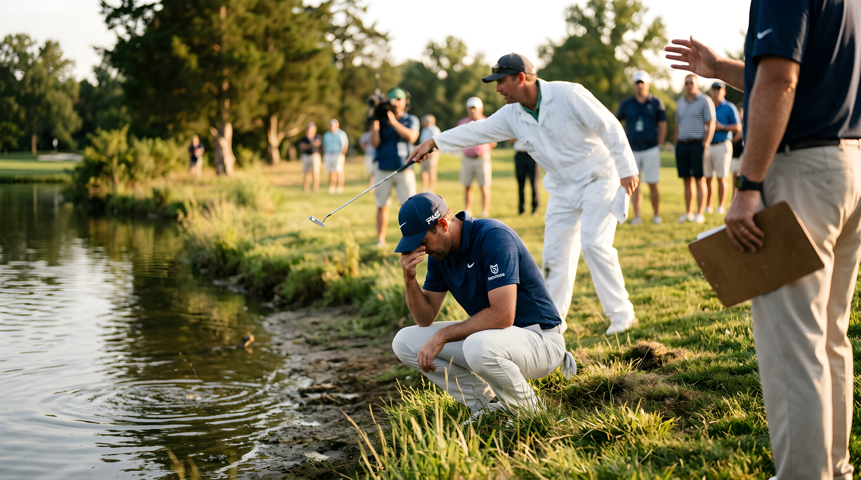 Fisk spiste Charl Schwartzels golfbold under turnering