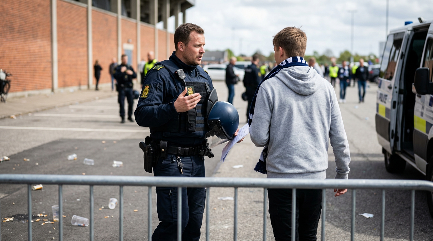 Politi idømmer fodboldfans 36 års karantæne