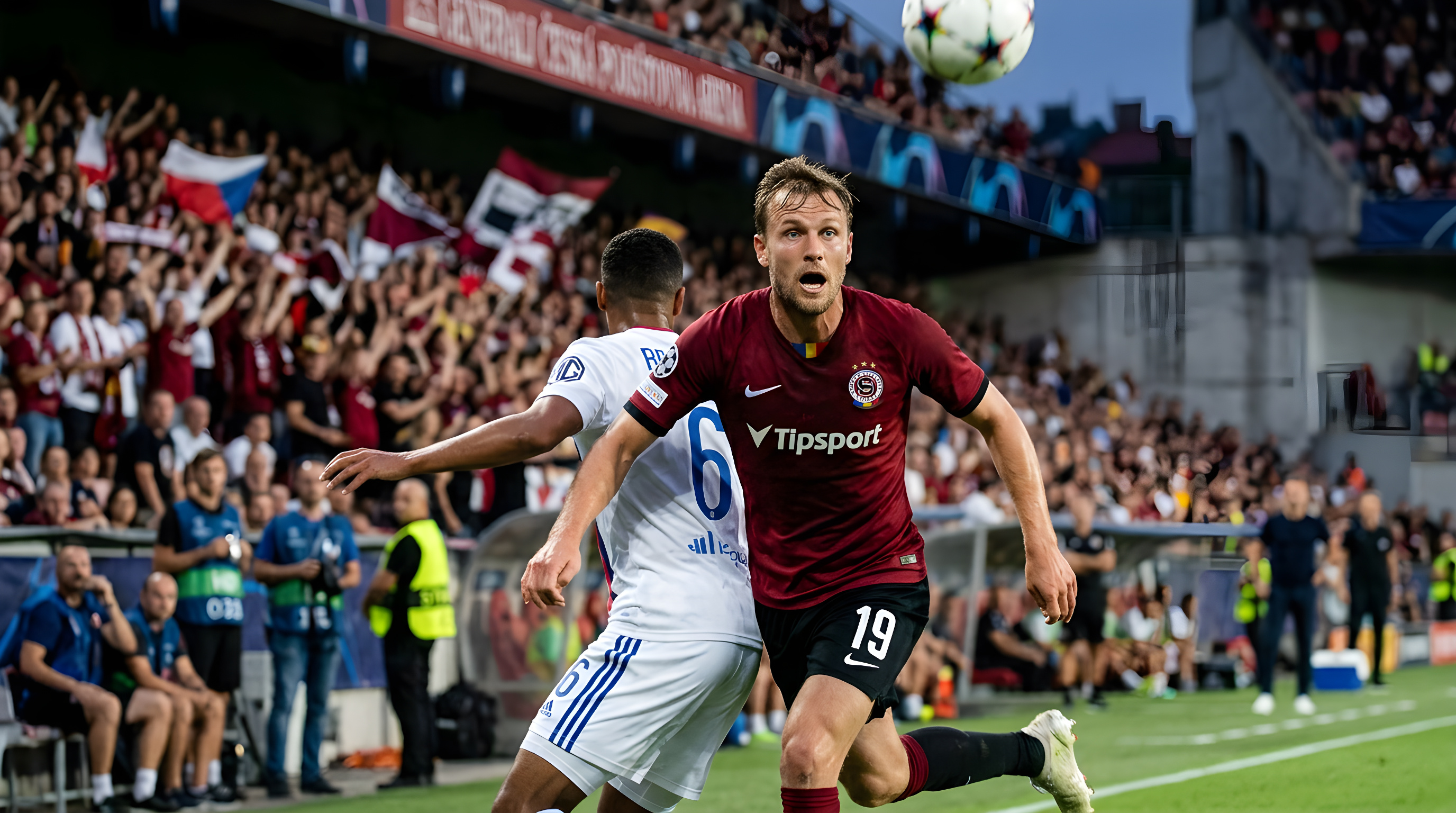 Asger Sørensen og Sparta Prag vinder i Champions League